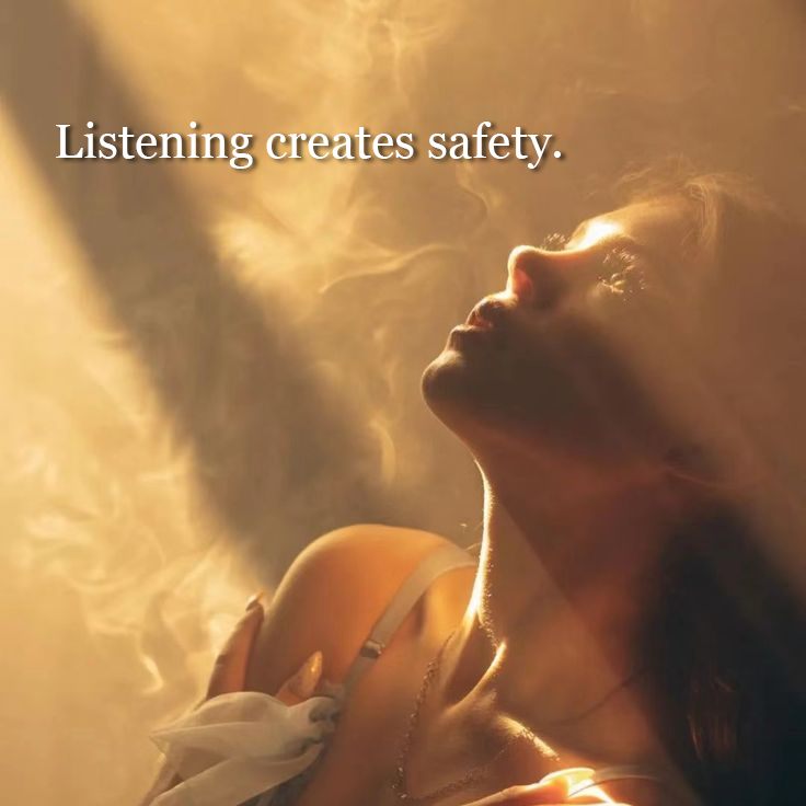 Safety is not created through solutions.
It is created through presence.
When signals are met without urgency,
The nervous system recognises safety.
From here, regulation becomes possible.
Listening is not passive.
It is foundational.
What changes when safety comes first?