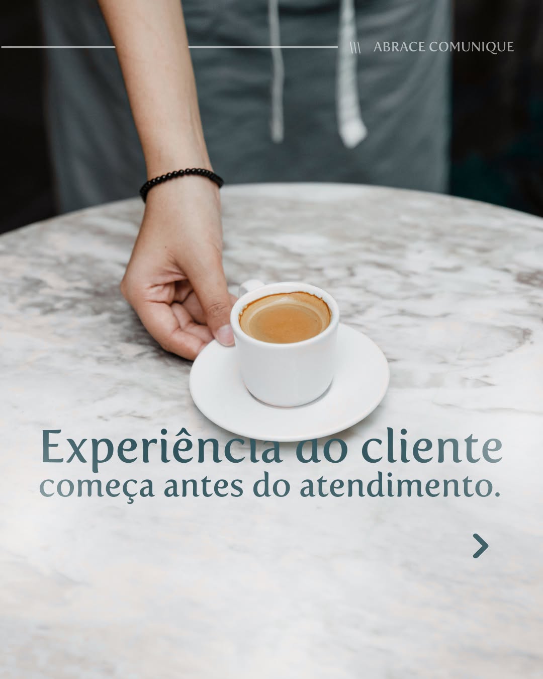 Experiência do cliente não é um setor. É uma percepção.
E ela é construída diariamente!
Tudo comunica: o Instagram, o WhatsApp, a recepção, o pós-consulta.
É por isso que trabalhamos comunicação de forma integrada!
A Abrace é estratégia, branding, copy, social media e, sempre, customer success.
#experienciadocliente #customerexperience #DHO #comunicacaoestrategica #abrace