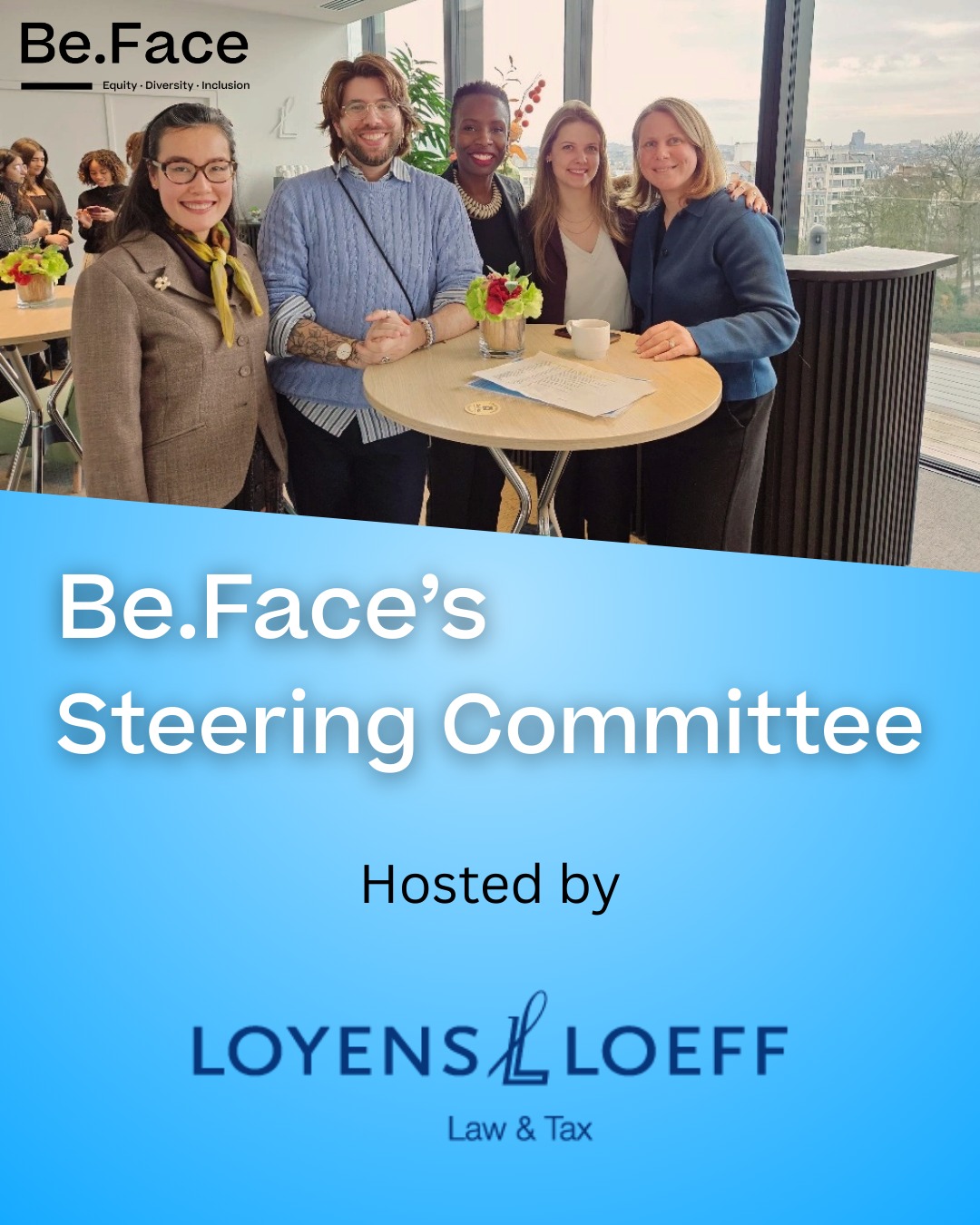 Jeudi 5 février, nous étions chez @loyensloeff_belgium pour une rencontre inspirante avec les partenaires de Be.Face.
Un moment fort pour rappeler notre engagement commun en faveur de la diversité et de l’inclusion dans le monde du travail.
Be.Face crée des opportunités concrètes pour les étudiant·e·s et chercheur·se·s d’emploi issu·e·s de la diversité, afin de renforcer leur confiance, leurs compétences et leur accès au marché du travail.
Fier·e·s de contribuer à un monde professionnel plus juste et ouvert à toutes et tous !