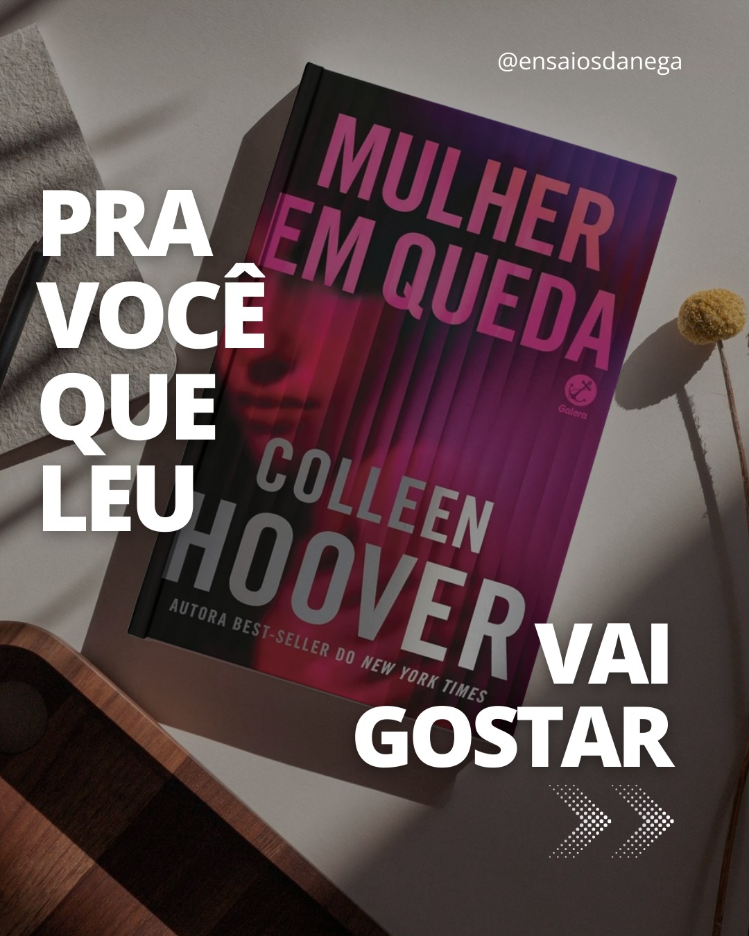 Você terminou Mulher em Queda e ficou com aquela sensação estranha...
Como se a história ainda estivesse acontecendo dentro da sua cabeça?
Eu amo quando um livro faz isso. Quando a protagonista é imperfeita, intensa, às vezes questionável — mas absurdamente humana.
Se você também gosta de thrillers com: mulheres complexas, relacionamentos cheios de tensão, segredos que desmontam certezas, e finais que viram a chave na última página… esse carrossel é pra você.
Agora me conta 👇
Qual desses você já leu?
E qual livro te deixou dias pensando depois que terminou?
Quero aumentar minha lista (e a sua também). 😉
#dicasdeleitura #ensaiosdanega #livros