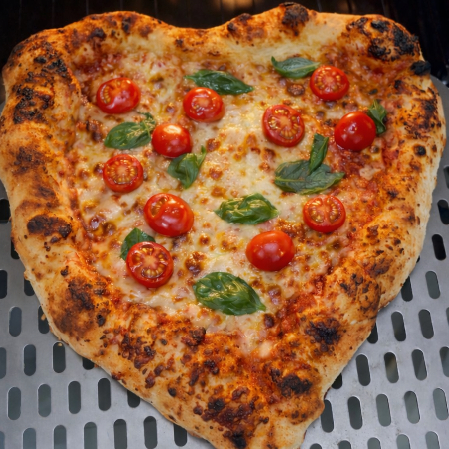 HAPPY VALENTINES DAY
Real pizza joy, right at home, make a heart shaped pizza for your loved ones, connect in the kitchen, pour a glass or 2! and have some fun.
Turn your kitchen into the best pizzeria in town using our 48 hour fermented dough balls. Just three steps, two minutes, and a whole lot of laughter with friends.
Ready to taste your own pizza win? Share your Dough Dorks moment with us! 🍕