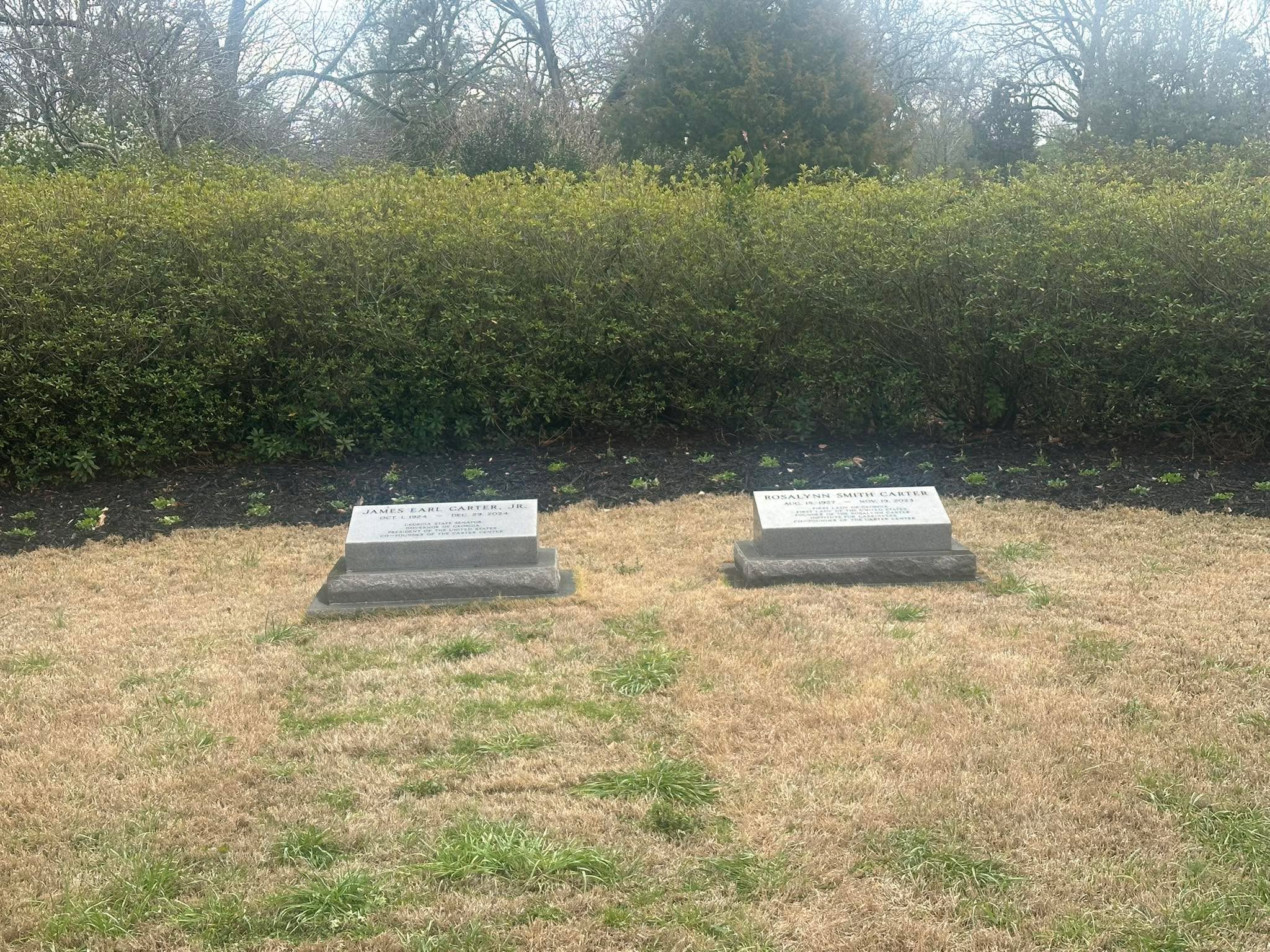 President & Mrs. Carter’s Graves Today