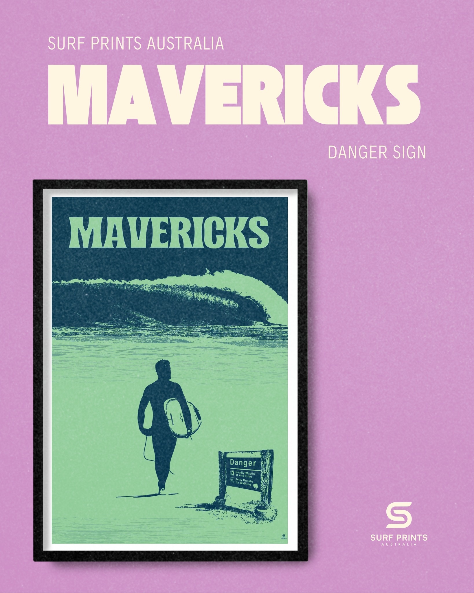 Iconic Mavericks in California. One of the most famous waves in the world. A wave for the brave.