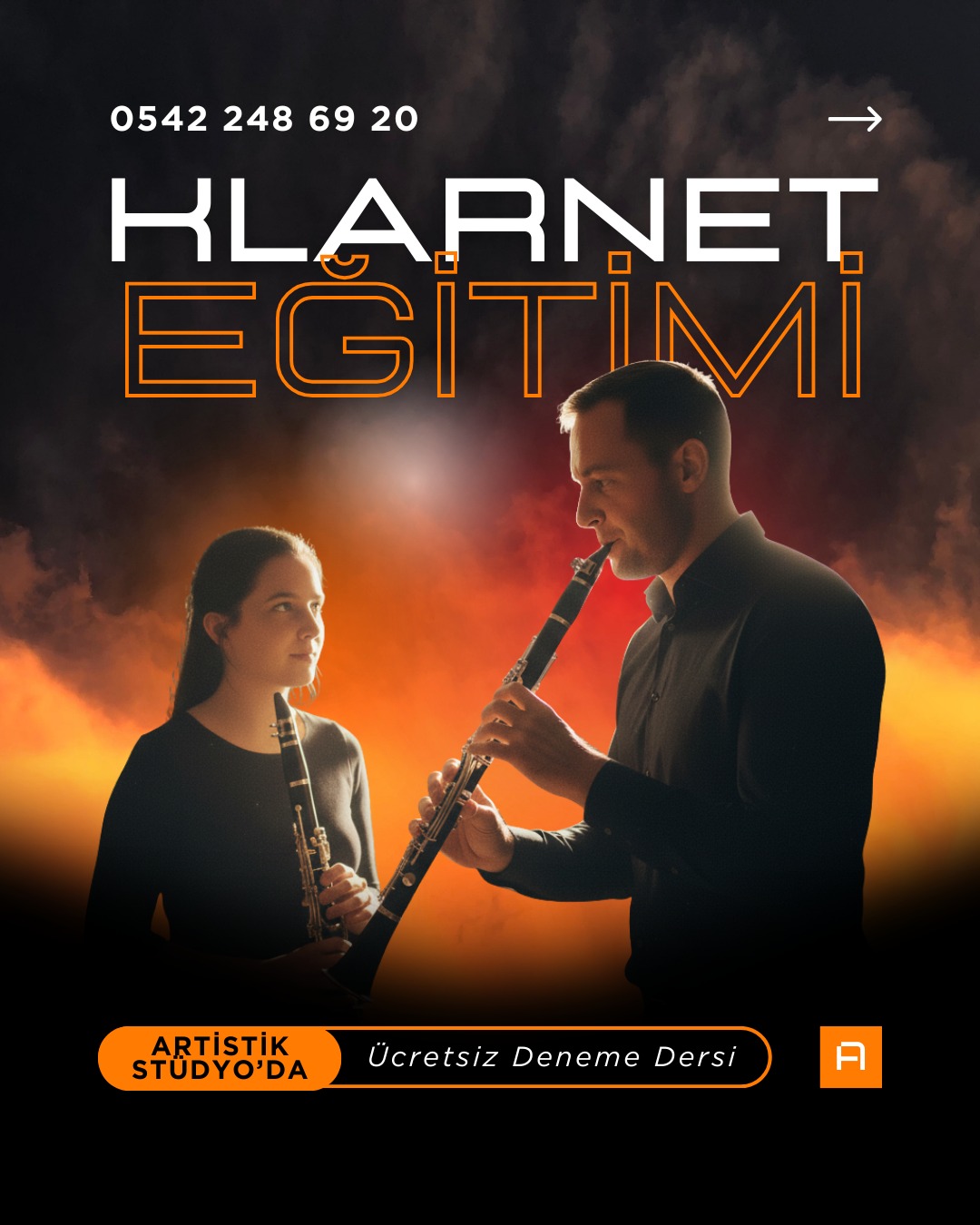 Klarnetin Büyüleyici Dünyasına Profesyonel Bir Adım Atın! 🎷
Hayallerindeki o derin ve etkileyici klarnet tınısını kendi nefesinle duymaya hazır mısın? Artistik Stüdyo’da, her yaşa uygun ve tamamen kişiye özel hazırlanan eğitim programlarımızla müziğe başlamak artık çok daha kolay.
✨ Neden Artistik Stüdyo?
Hızlı Sonuç: Uzman eğitmenlerimiz eşliğinde sadece 3 haftada ilk parçanı çalmaya başlayabilirsin.
Profesyonel Ortam: Tam donanımlı, izole ve ilham verici bir stüdyoda ders alma imkanı.
Ücretsiz Deneme Dersi: Hiçbir ücret ödemeden ilk dersine katıl, enstrümanla bağını keşfet.
Antalya Muratpaşa’nın kalbinde, müziğin ruhuna dokunmak isteyen herkesi bekliyoruz. Kontenjanlarımız dolmadan yerini ayırt!
📍 Konum: Antalya, Muratpaşa
📞 Bilgi ve Randevu: 0542 248 69 20
#KlarnetEğitimi #AntalyaMüzikKursu #ArtistikStudyo #KlarnetDersi #AntalyaEtkinlik #MüzikEğitimi #Muratpaşa #KlarnetKursu #EnstrümanEğitimi #HobiAntalya