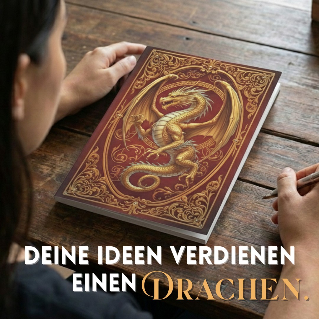 Wir schreiben unsere Gedanken oft in irgendetwas. Schnell. Pragmatisch. Funktional.
Aber was, wenn deine Ideen mehr verdienen? Mehr als ein langweiliges Notizbuch. Mehr als leere, sterile Seiten.
Das Golden Dragon Notizbuch gibt deinen Gedanken den Raum, den sie brauchen – mit Drachenmustern, die auf jeder Seite Kraft und Magie ausstrahlen. A5 Format, liniert, bereit für alles, was in dir steckt.
Deine Kreativität ist mächtig. Gib ihr einen würdigen Platz. 🔥
Werbung: Link im Bio.
#drachen #journals #tagebuch #notizbuchsüchtig