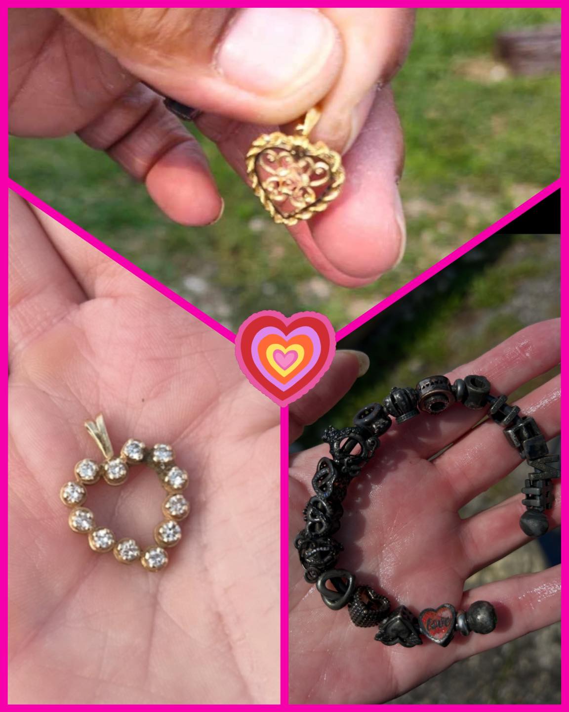 Happy Valentine’s Day! I’m thinking of a few pieces of heart-shaped jewelry I’ve found over the years:
The gold heart on top was lost in a boat slip in 2023 when the boat owner’s sister was reaching over to help dock the boat.
The gold heart with diamonds was lost in Orchard Lake in 2024 when the owner was out swimming. I had to kayak out to find it, and searching took several hours as the potential area was so large. It was a lucky find!
The silver Pandora bracelet was lost in a boat slip in 2025. It had been in the water about a month. Silver tarnishes quickly underwater, but cleans up well.
Maybe I’ll get lucky and find one in 2026 too!
.
.
#recoverydiving #lakestclair #greatlakesstate #detroitriver #stclairshores #clintonriver #harrisontownship #boattown #algonac #stclair #metrobeach #michigansummer #michiganboating #puremichigan #michiganmarinas #metaldetector #safeharbormarinas #metaldetecting #Underwatermetaldetecting #valentines #valentinesday