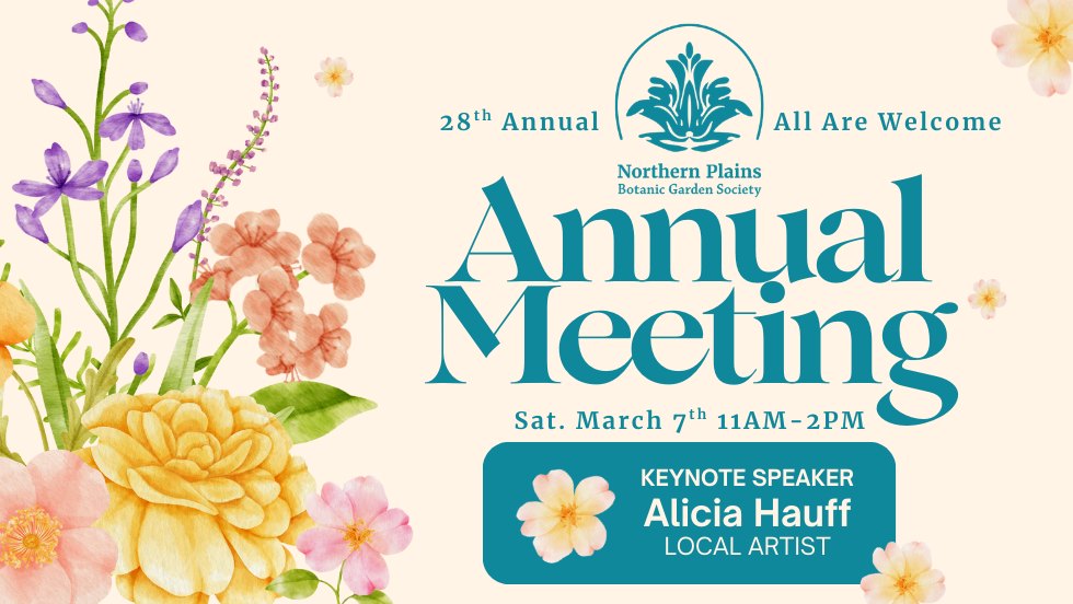 Please join us for our 28th Annual Meeting featuring keynote speaker & local artist @aliciahauffstudio! 🌿 All are welcome to join us for this free event on Sat. March 7th from 11-2 at Yunker Farmhouse. Full details on our Facebook event & website event page: https://www.npbgs.org/event-details/npbgs-annual-meeting-2026