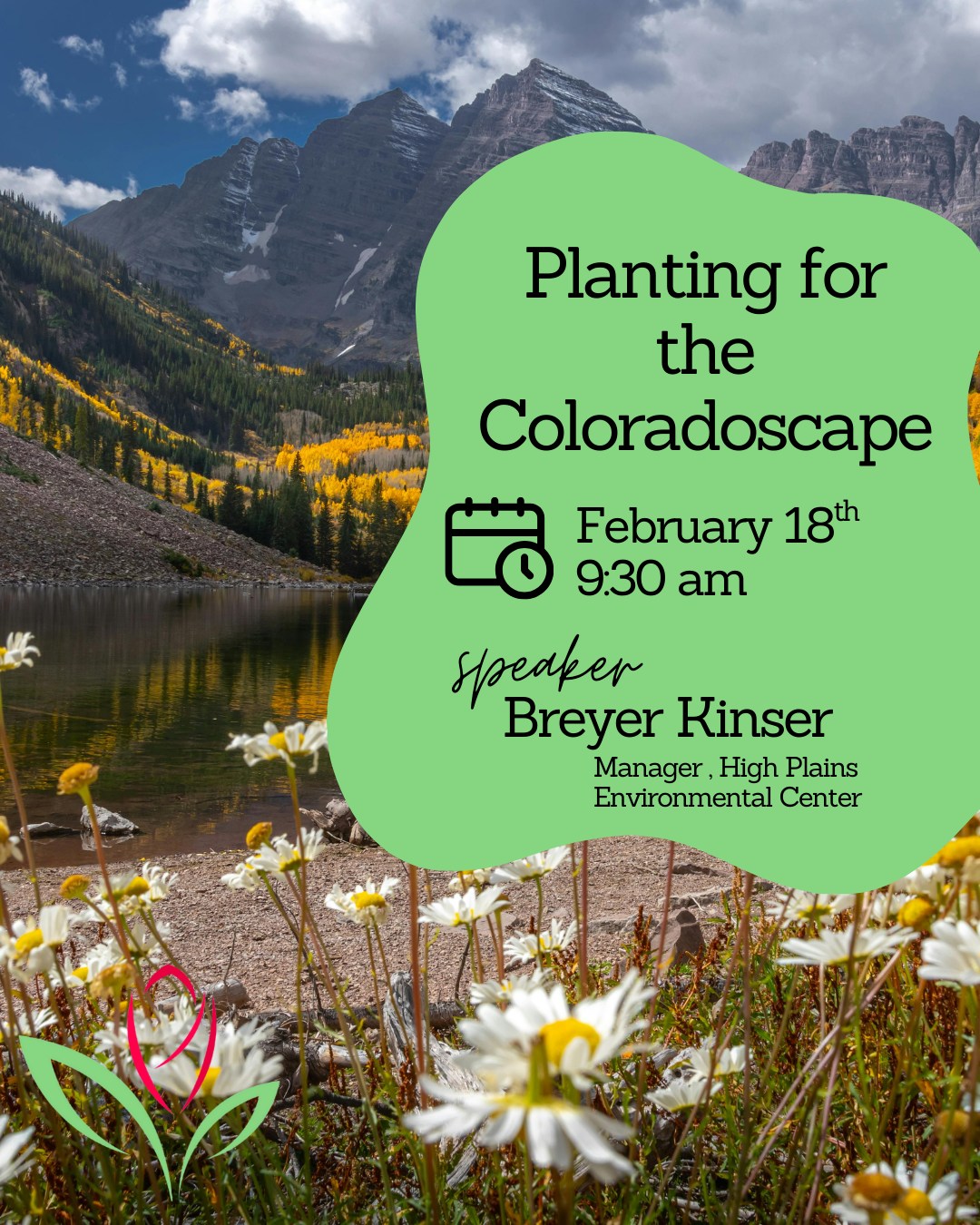 New month, new garden inspiration! โจ๐ฑ
Join us THIS WEDNESDAY for our February meeting! Weโre thrilled to host Breyer Kinser from the @highplainsenvironmentalcenter for a special presentation:
๐๏ธ "Planting for the Coloradoscape" ๐๏ธ
Learn how to work with our Colorado climate to create a stunning, resilient landscape.
๐ FMS Bank (2425 35th Ave, Greeley)
๐๏ธ Wednesday, Feb 18
๐ 9:15 AM Doors Open | 9:30 AM Meeting Start
Whether you want to attract pollinators or save water, Breyerโs expertise is not to be missed! ๐๐ง
๐ฉ Interested in joining the club? Drop us a comment or email us at greeleymorninggardenclub@gmail.com. We can't wait to grow with you!
.
.
.
#GreeleyMorningGardenClub #GreeleyColorado #ColoradoGardening #HighPlainsEnvironmentalCenter #NativePlants #Coloradoscape #GreeleyEvents #GardenInspiration #Sustainability