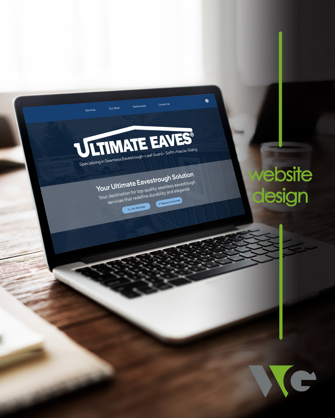 Check out this clean, modern site we designed for Ultimate Eaves!
👉 www.ultimateeaves.ca/
From easy navigation to bold visuals, this site showcases their services beautifully and helps customers find what they need fast. Want a site that works as hard as your business? Let’s build it.
#WebDesign #WillowGraphix #UltimateEaves #Branding #WebsiteLaunch #DesignThatWorks