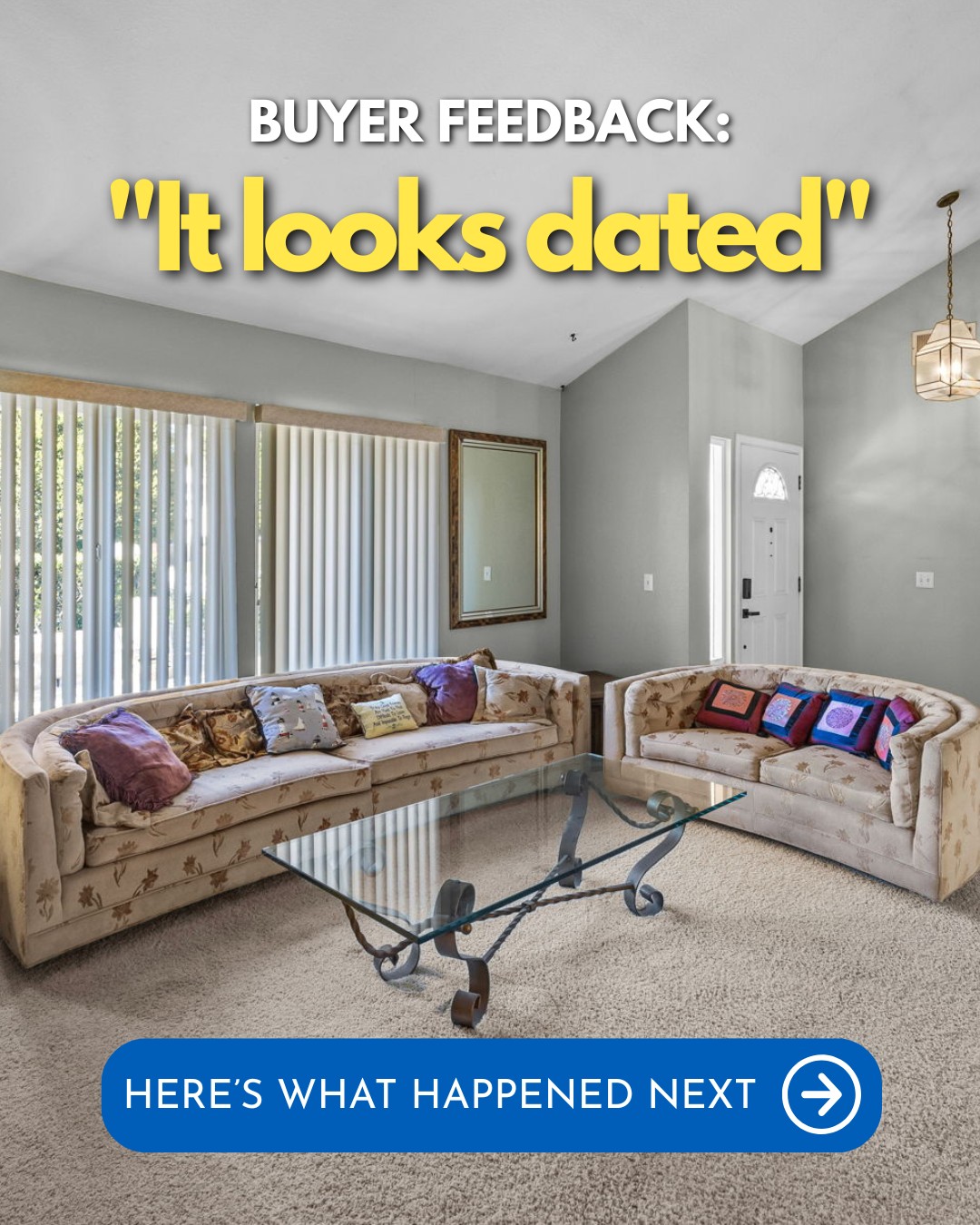 When buyer feedback said the home felt “dated,” this agent took action.
Instead of rushing to a price drop, they adjusted the presentation.
We rephotographed key rooms and added virtual staging to help buyers better visualize the space.
Smart agents don’t ignore feedback, they refine the strategy.
If you ever need to pivot mid-listing, we’re ready to help you make it seamless.
📧 linda@raeallenmedia.com
📞 (951) 444-5424