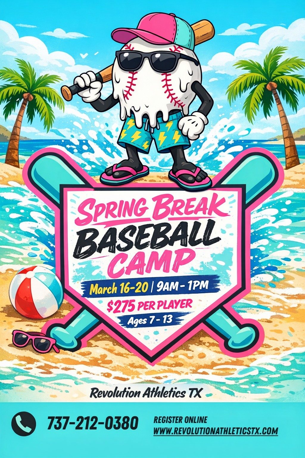 ☀️ SPRING BREAK BASEBALL IS COMING ☀️
Looking for a camp for your player this March?
Revolution Athletics TX is hosting their
Spring Break Baseball Camp
March 16–20
9AM–1PM
Ages 7–13
Competitive reps. Serious fun.
We’ve secured an exclusive $50 OFF code for the ATX Youth Baseball community.
👉 DM us “SPRING” to get the private discount code.
Spots will fill fast.
Let’s get better this break.