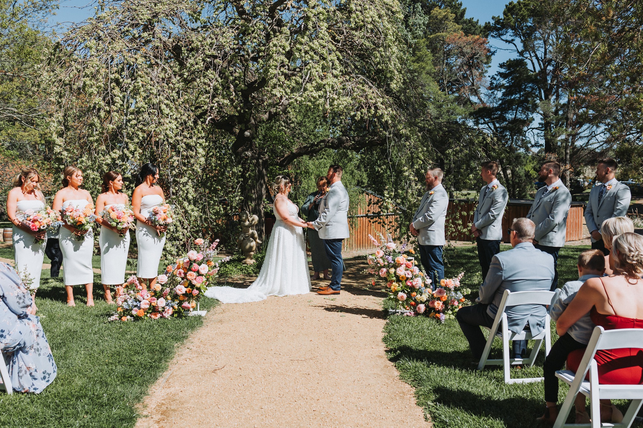 Say 'I do' beneath our iconic Weeping Elm – a natural cathedral that turns simple vows into pure magic.
This breathtaking tree has framed countless love stories, offering shade, romance, and that perfect place to say yes.
This is part of our all-inclusive wedding packages and if the weather plays tricks? Our stunning barn is your elegant Plan B.
Classic romance, zero stress. 🌿💍
Tag your partner – is this your ceremony spot?
#TheBarnAtLeeston #OutdoorWeddingCeremony #WeepingElmWedding #NSWWedding #rusticromance