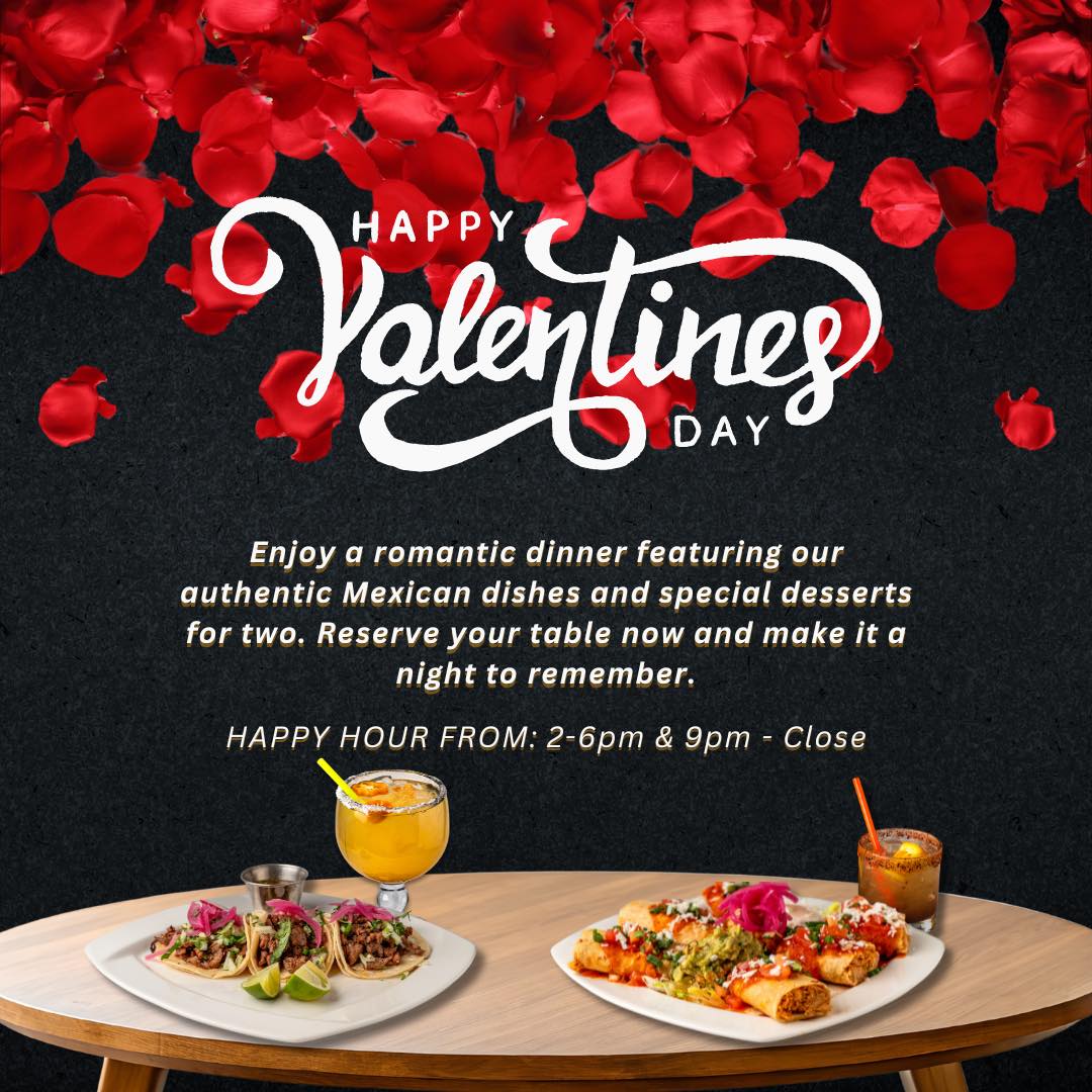 Bring your Valentine.
Or bring your crew.
We’ve got the tequila ❤️🌮
Feb 14 at Juanita Cantina ✨