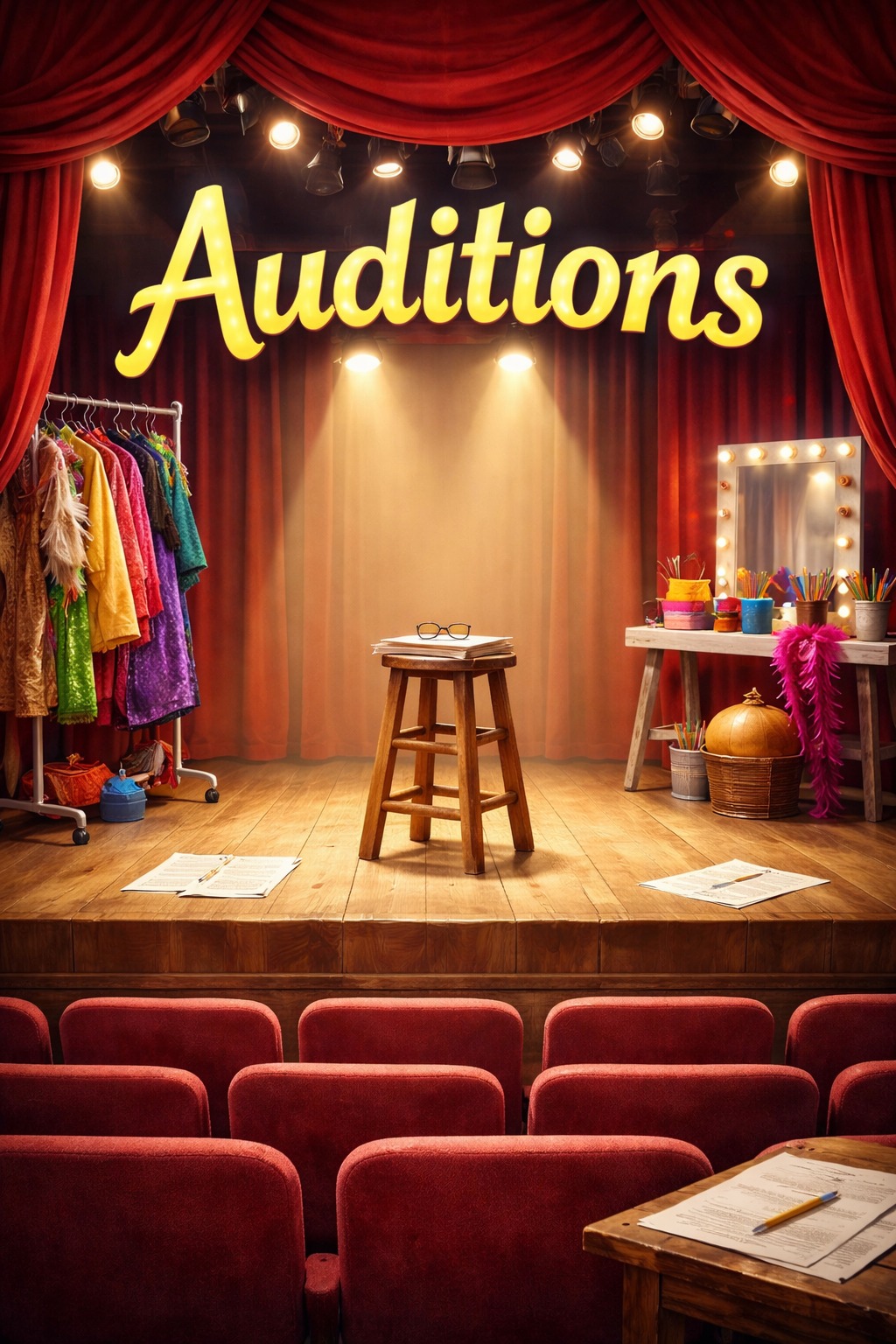 AUDITION NIGHT
A reminder that auditions for The Unfriend take place this evening!
Full details & guidance here:
📍 Pratts Bottom Primary School, Hookwood Road, Orpington, Kent, BR6 7NX
🕠 7:30pm
👉 https://www.prattsbottomdramatics.com/auditions
If you’re auditioning, please make sure you’ve prepared your audition piece from the selection available on our Auditions page above.
We’re looking forward to a great evening as we take the next step together towards bringing this show to the stage as a company.