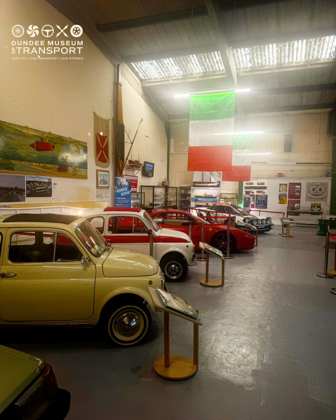 🇮🇹🏎️ La Dolce Dundee is in full swing - and the line-up is something special.
From the striking Lancia Stratos to the elegance of the Ferrari Berlinetta, this exhibition brings together some truly iconic Italian machines. You’ll also find the instantly recognisable Fiat 500s and the wonderfully compact 1961 Isetta - each with its own story and personality.
It’s a celebration of speed, style and Italian spirit right here in Dundee, and the response so far has been fantastic.
If you haven’t visited yet, there’s still time to experience these incredible cars up close.
🎟 Plan your visit: https://www.dmoft.co.uk/tickets
📍 Dundee Museum of Transport, Market Mews
📆 until April
⏰ 10am - 4.30pm
🎟 Included with standard admission.