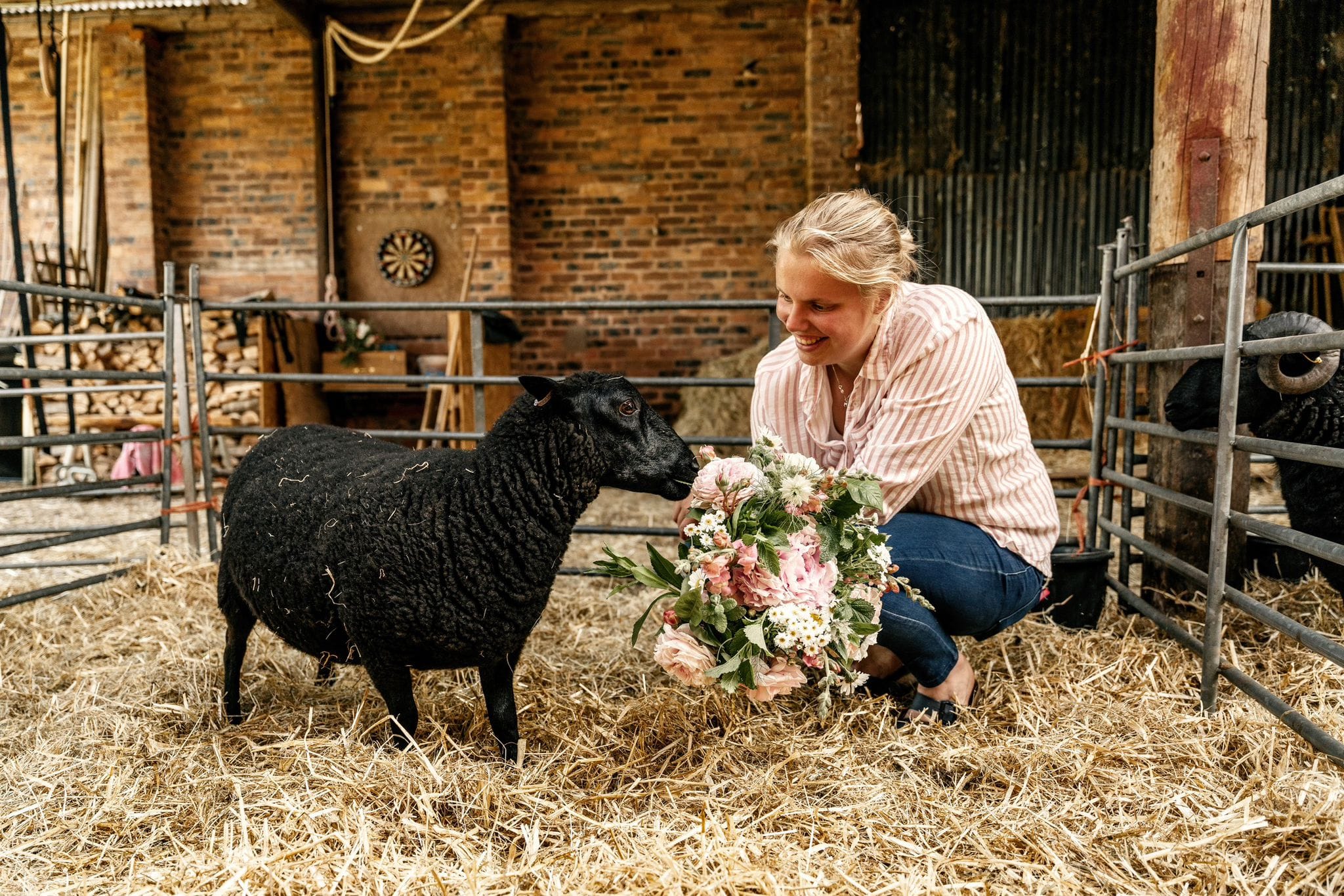 A little throwback to 2023, the very beginning of the flower journey. I started growing flowers in the garden and selling them from an honesty box at the end of the drive.
Fast forward to 2026, and my diary is full of wedding bookings and consultations. We’re heading into our third year of business, and I’m loving every minute. It’s backbreaking work, and this time of year is tough—but looking back at old photos brings so much joy.
I especially love this one 🐑🌸