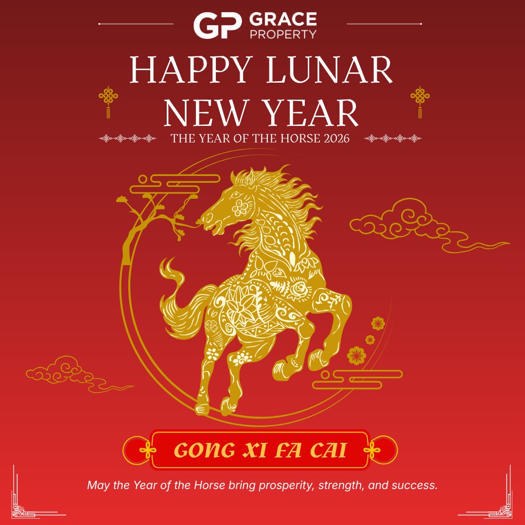 ✨ Happy Lunar New Year 2026 ✨
Wishing everyone a joyful Lunar New Year filled with prosperity, good health, and new opportunities. May the year ahead bring fresh beginnings, positive growth, and continued success for you and your loved ones.
Thank you for being part of our journey — we look forward to another year of trust, collaboration, and shared achievements.
#GraceProperty #LunarNewYear2026 #PropertyManagement #Prosperity