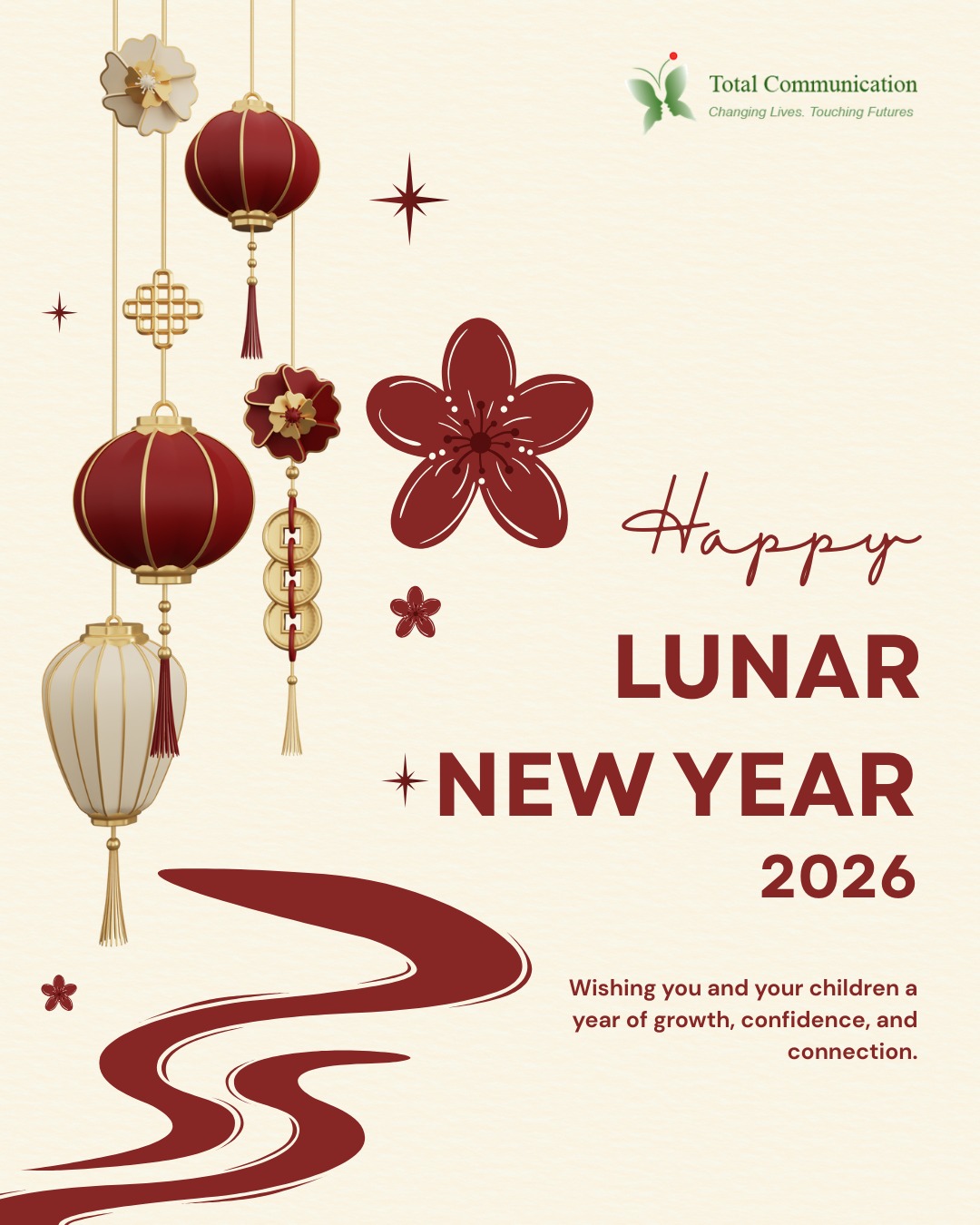 Lunar New Year marks renewal - a turning of seasons and the hope of growth in the year ahead.
In our work, growth is often quiet but profound: a child communicating a thought, joining a moment of connection, or taking a step towards independence. These are the beginnings we are privileged to witness and support every day.
As we welcome the new year, we celebrate the journeys of the children, families, educators, and professionals we walk alongside.
ć°ĺš´ĺżŤäš from all of us at Total Communication. đ§§
#TotalCommunication #LunarNewYearSG #GrowthJourney