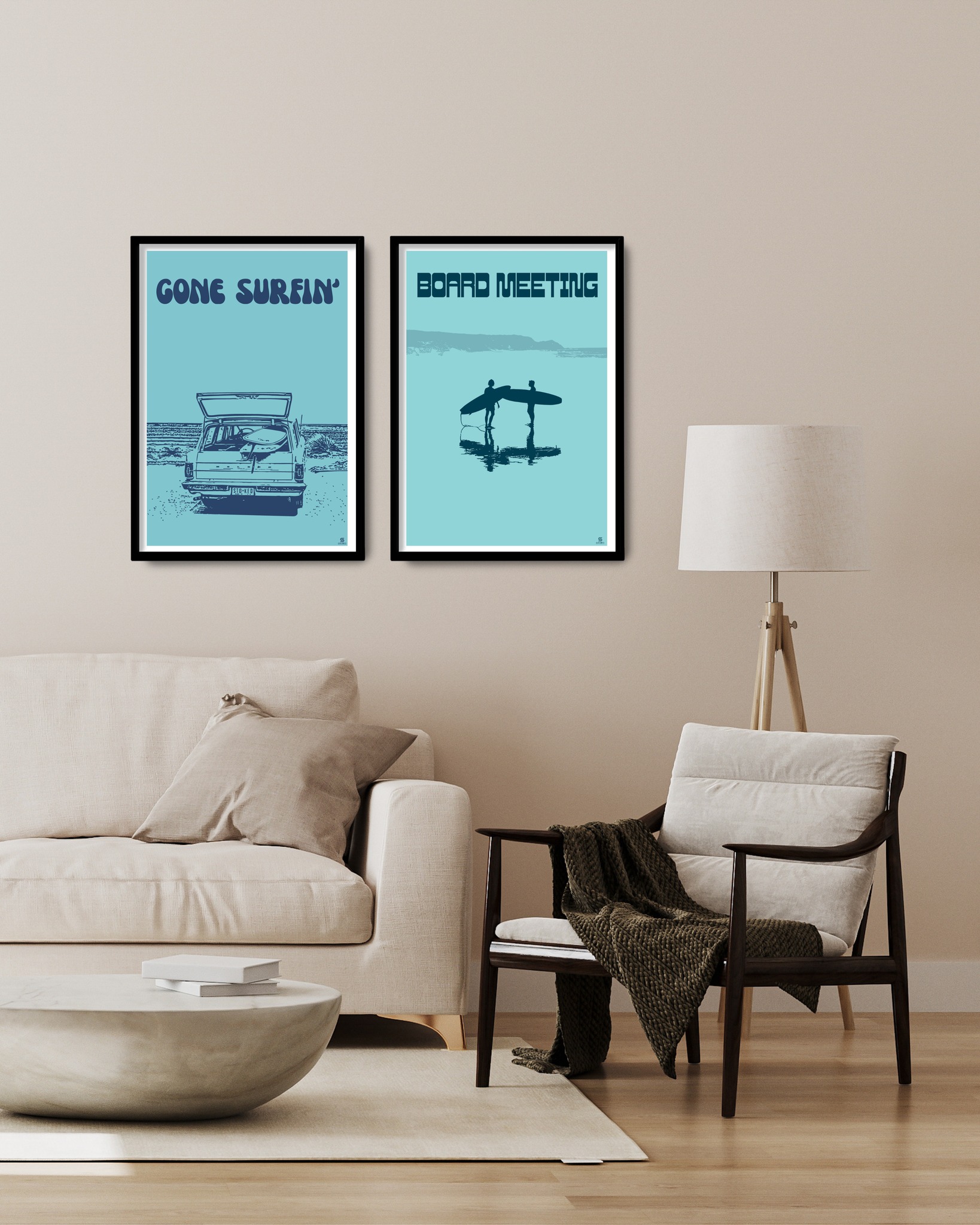 Bring your favourite surf break home with a stylish reminder of where you'd rather be.