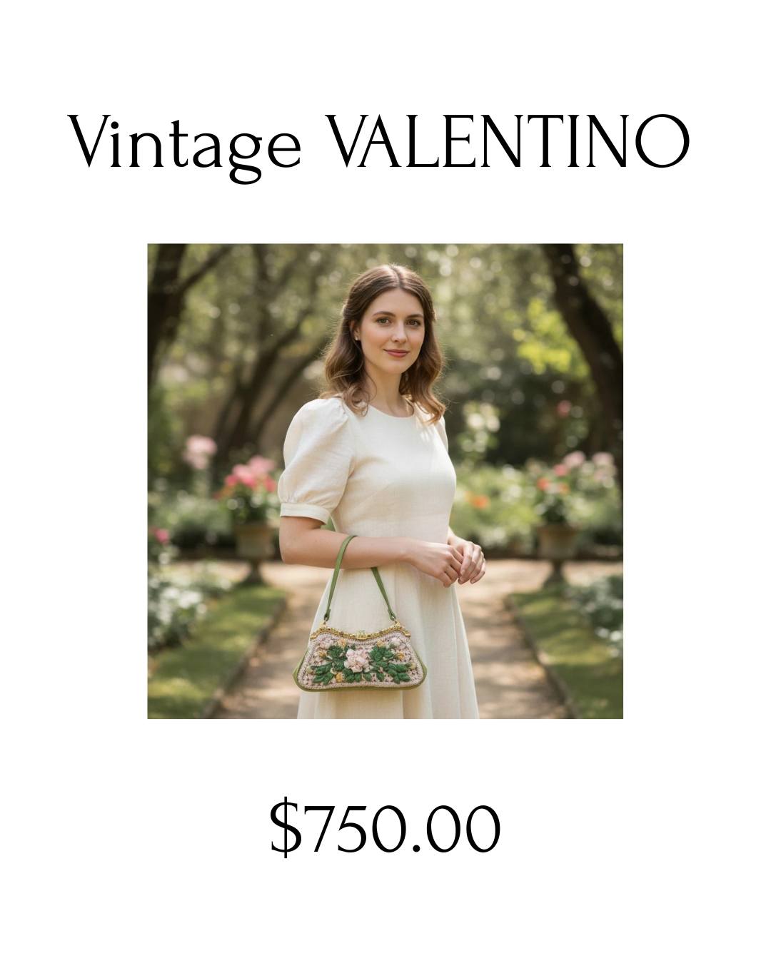 This belongs in the South of France. ☀️🌿
Vintage Valentino Garavani leather + straw handbag with green enamel floral detailing — the perfect accent to denim, linen, or soft neutrals.
Available now.
#SpringEdit #LuxuryCloset #VintageDesigner #ResortStyle #FeminineFashion #BoutiqueLuxury #EffortlessChic