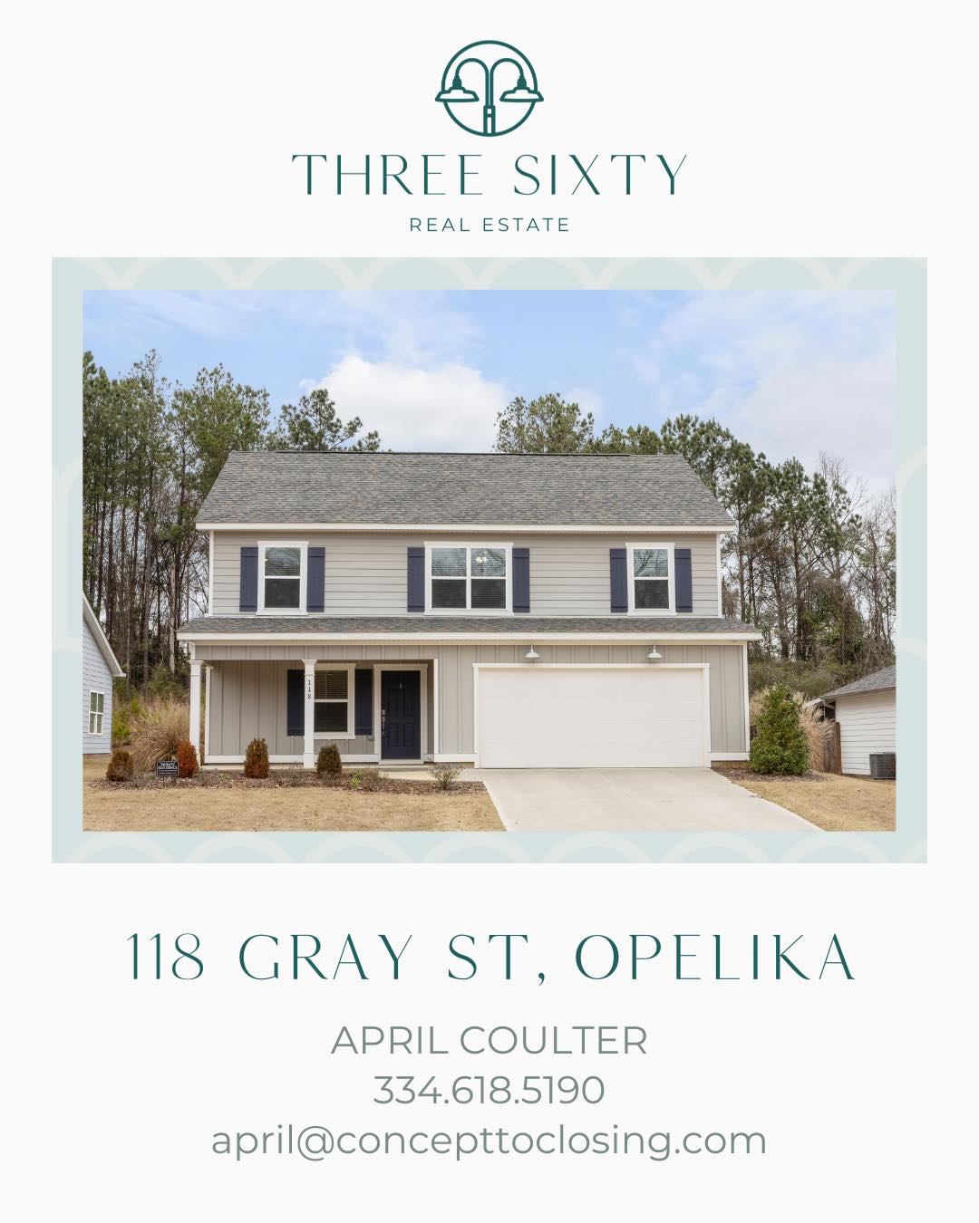Welcome to 118 Gray St in The Woods, a beautifully maintained home in the heart of Opelika. This inviting residence offers 2,101 square feet with 4 bedrooms and 2.5 baths, blending thoughtful design with comfortable living space. The open layout provides room to spread out, while the established neighborhood offers convenient access to shopping, dining, and schools.
Come take a look!
https://www.auburnopelikaliving.com/homes-for-sale/AL/opelika/36801/118-gray-st/bid-374-178921
#newlisting #threesixtyrealestateeal #auburnopelikarealestate #leecountyrealtors #opelikaal