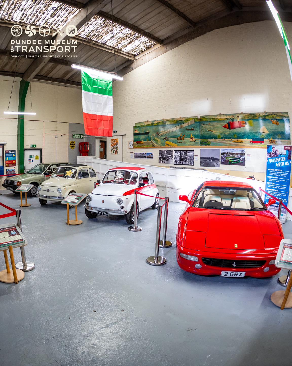 🇮🇹🏎️ La Dolce Dundee is here - and we’ve been absolutely delighted with the response so far.
Since opening at the start of the month, our Italian cars exhibition has welcomed visitors from across the city and beyond!
This new exhibition celebrates speed, craftsmanship and Italian spirit right here in Dundee.
If you’ve already visited, thank you for the incredible support. If it’s still on your list, there’s plenty of time to experience it for yourself.
We’re currently open Friday to Monday, so why not plan a visit this weekend and see what everyone’s been talking about?
📍 Dundee Museum of Transport, Market Mews
📆 until April
⏰ Friday - Mondays, 10am - 4.30pm
🎟 https://www.dmoft.co.uk/tickets