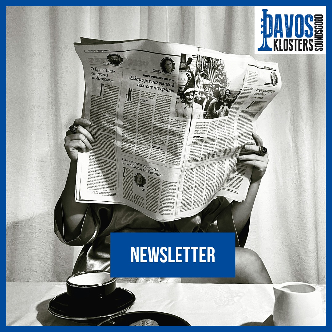 🎺✨ Immer up to date mit Davos Klosters Sounds Good!
Melde dich jetzt für unseren Newsletter an und erfahre als Erste:r alles über Line-ups, Tickets & Jazzmomente, die begeistern.
🔗 Link in Bio - www.jazzdavosklosters.ch/kontakt
.
.
.
#newsletter #jazzsoul #JazzDavosKlosters #SoundsGoodFestival #DavosKlosters #SummerJazz #JazzLover #LiveMusicSwizterland #Graubünden #JazzFestival #LiveMusic #FestivalVibes #SoundsGood2026 #beatsandbrass