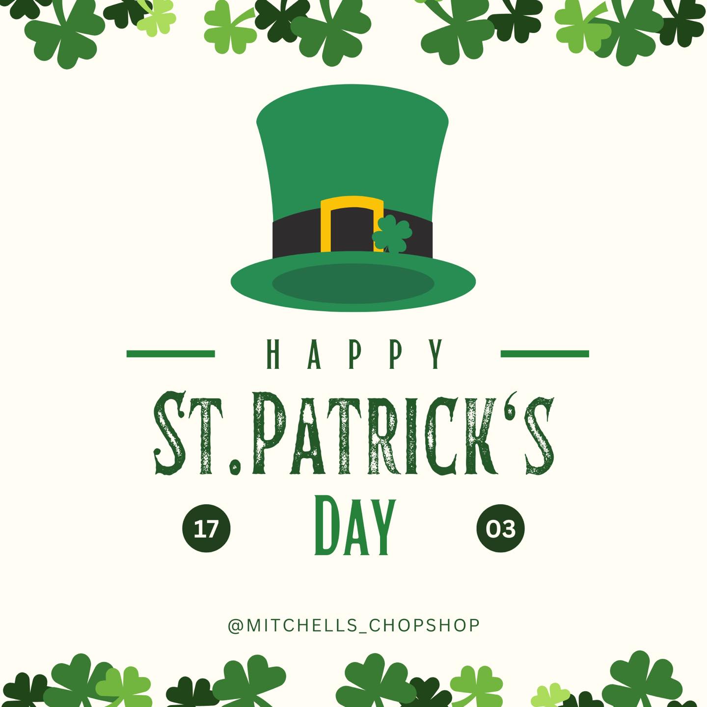 Wishing all of you a lucky day from Mitchell‘s Chop Shop!! We hope you have the chance to eat some delicious corned beef and dodge getting pinched for not wearing green!
#stpatricksday☘️ #nopinchinghere☘️🌈 #cornedbeef #gottobenc #butchery #mitchellschopshop #localmeats #ncbeef #stocobeef #lawsonvillebeef #localbeef