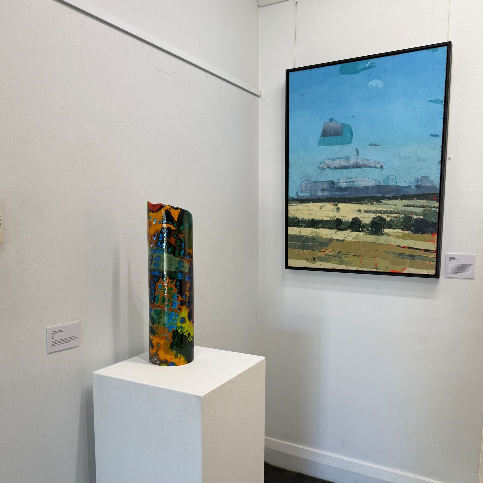 Just sold both pieces at the exhibition From Where I Sstand @tresillianartscentre . Thanks so much for inviting me to exhibit. Still time to catch all the wonderful work until 6 March.