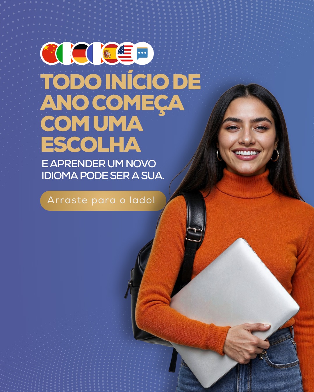As matrículas estão abertas! 📚✨
Se aprender um idioma está na sua lista de objetivos, esse é o sinal que você esperava.
#AceleIdiomas #MatriculasAbertas #IdiomasParaTodos #AprenderIdiomas