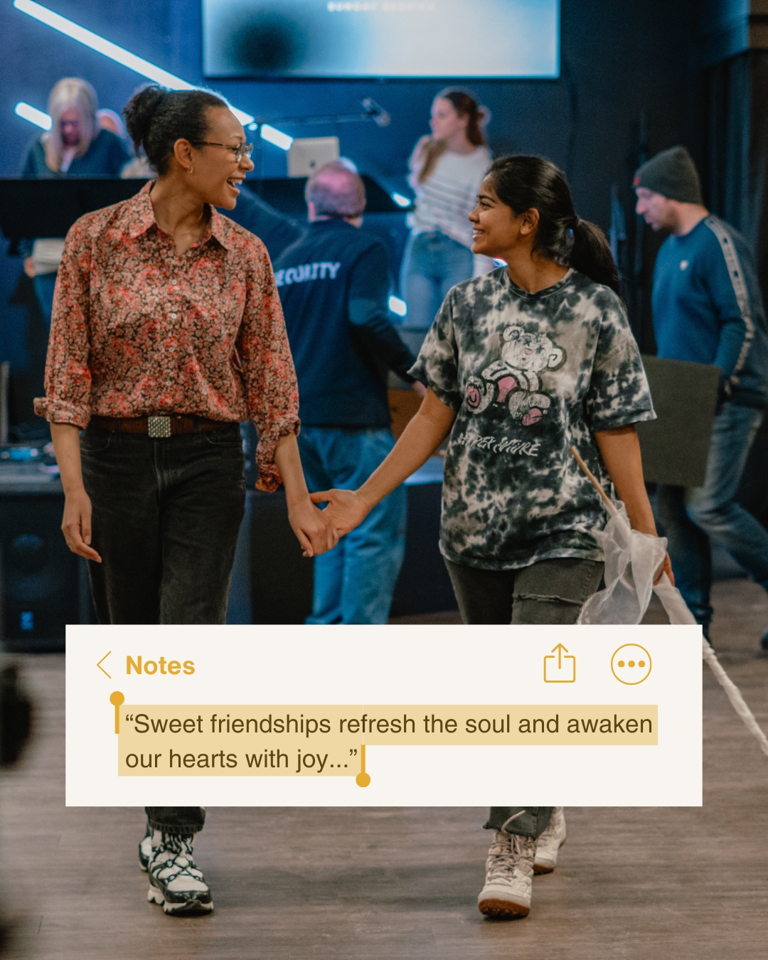 “Sweet friendships refresh the soul and awaken our hearts with joy, for good friends are like the anointing oil that yields the fragrant incense of God's presence." (Proverbs 27:9 TPT)
God never intended us to walk this journey alone. There is something sacred about godly friendships. People who pray with you, stand with you, and point you back to Jesus. Community matters, and so do the relationships that refresh our souls. 💛