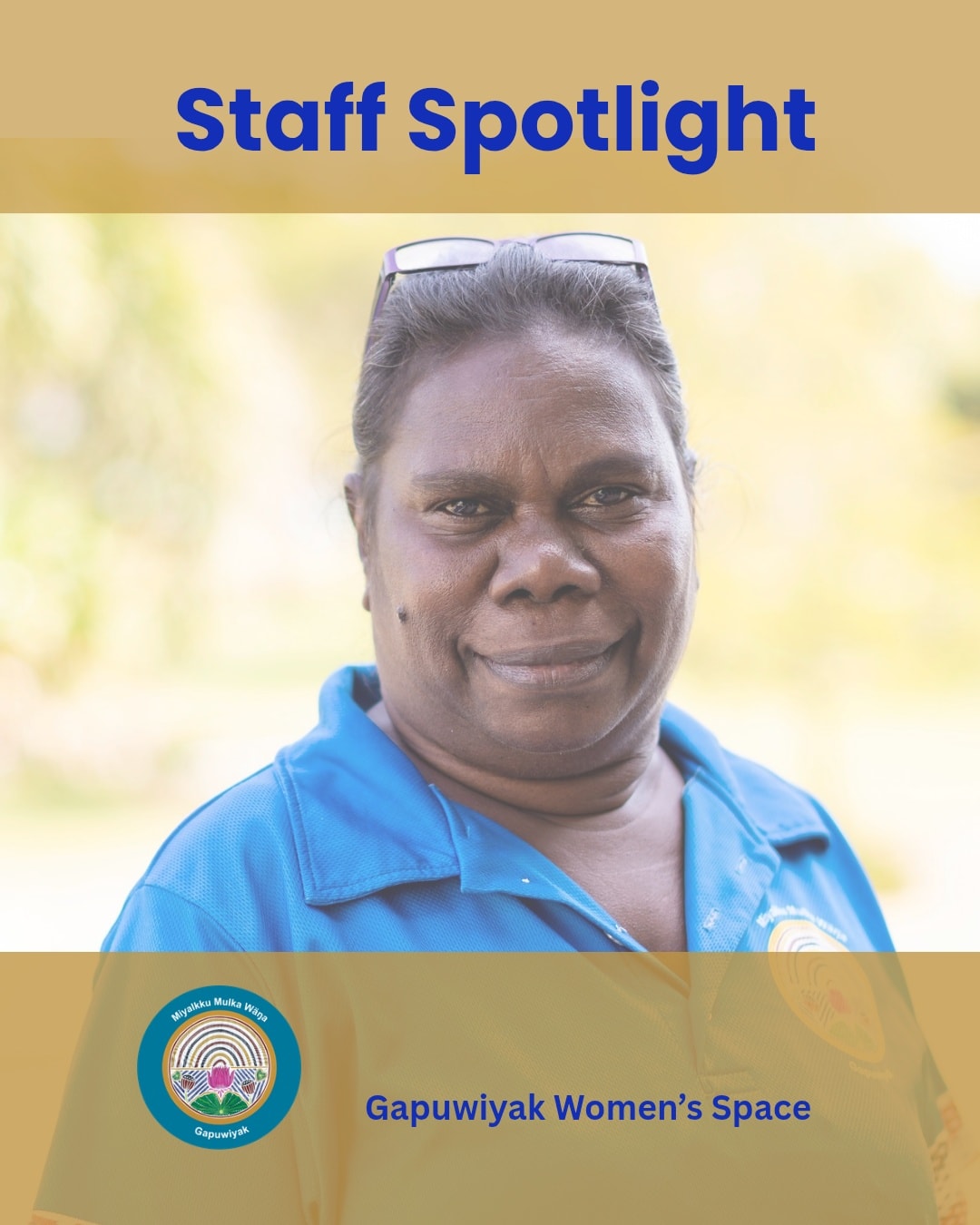 We want to acknowledge and celebrate our Senior Domestic Violence Support Worker in Gapuwiyak, Ruth.
Since our DFSV services commenced in Gapuwiyak in 2022, Ruth has been the guiding force behind the work, providing steady leadership, cultural grounding and unwavering commitment to women and families.
Working out of a small donga, she leads and supports a whole team while continuing to case manage clients, facilitate community engagement, deliver education, and build strong relationships through stakeholder meetings.
Gapuwiyak operates as a wellbeing satellite site, delivering culturally grounded outreach, prevention and healing programs tailored to the size and strengths of the community.
Core services include:
• Outreach support
• Crisis and emergency referrals and evacuations
• Healing programs, bush camps, art therapy and counselling
• Primary prevention and school/youth programs
• Gapuwiyak Wellbeing Centre
This model demonstrates how smaller communities can operate strong service satellites with local leadership and input, without requiring full Safe House infrastructure. It is a flexible, community-led approach that can be replicated in similar communities.
Looking ahead, our aspirations for Gapuwiyak include:
• A 24/7 Safe House
• Gurrutu Case Management Program
• Enterprise initiatives
• Prevention stays
Ruth’s work is grounded, tireless and deeply community-led, showing up every day with care, strength and commitment.
We are incredibly grateful for the dedication she brings and the difference she continues to make in Gapuwiyak.