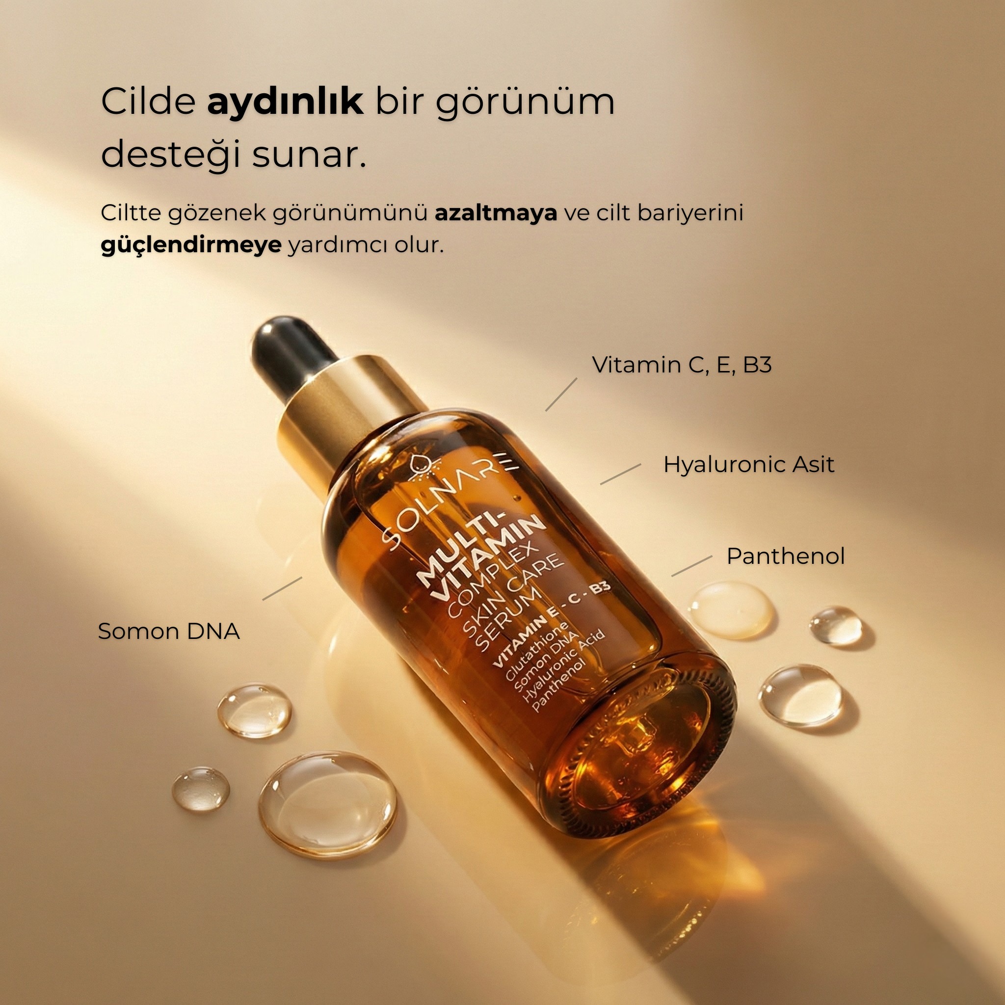 Işıltını geri kazanma vakti!
Solnare Multi-Vitamin Complex Bakım Serumu, cildindeki ton eşitsizliği görünümünü dengelemeye ve cildine aydınlık bir görünüm kazandırmaya yardımcı olur. Cilt bariyerine nazik, etkisine hayran kalacağın bir rutin için hazır mısın?
🌿 Neden Solnare?
Cilt tonu eşitsizliği görünümünü azaltmayı destekler.
Cilde canlı ve parlak bir görünüm kazandırmaya yardımcı olur.
🔗 Profildeki linkten hemen keşfet!
#solnare #lekekarşıtıbakım #skincare #GlowSkin