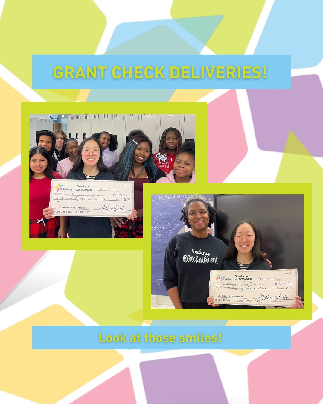 Middle Schoolers at Garden Hills Math and Engineering Leadership Academy will be able to make even more music with Mrs. Samson in the coming months and years thanks to this grant!
@gardenhillsacademy
@unit4schools
