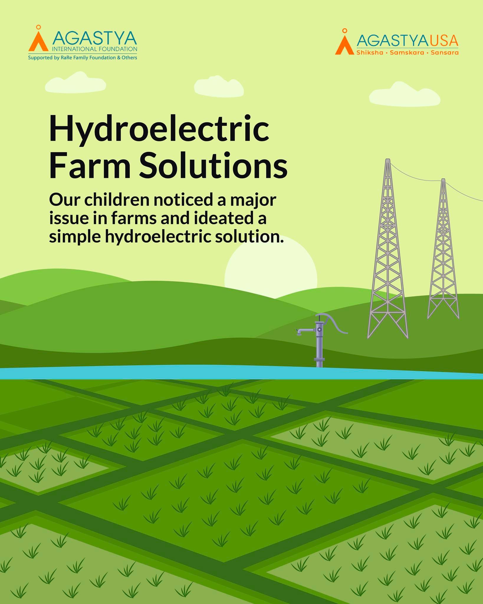 What if the water used on farms could also power them?
Inspired by hydroelectric science, children suggested a borewell-based micro-hydropower system to generate electricity for irrigation helping farmers gain reliable, local energy.
A smart step toward self-sufficient and sustainable agriculture.
For more such children's projects: https://ahakonnect.agastya.org/projects/home
#Hydropower #RuralInnovation #STEMEducation #InnovationForImpact #AgastyaFoundation #SustainableFarming #FutureInnovators #CleanEnergy #TechForGood