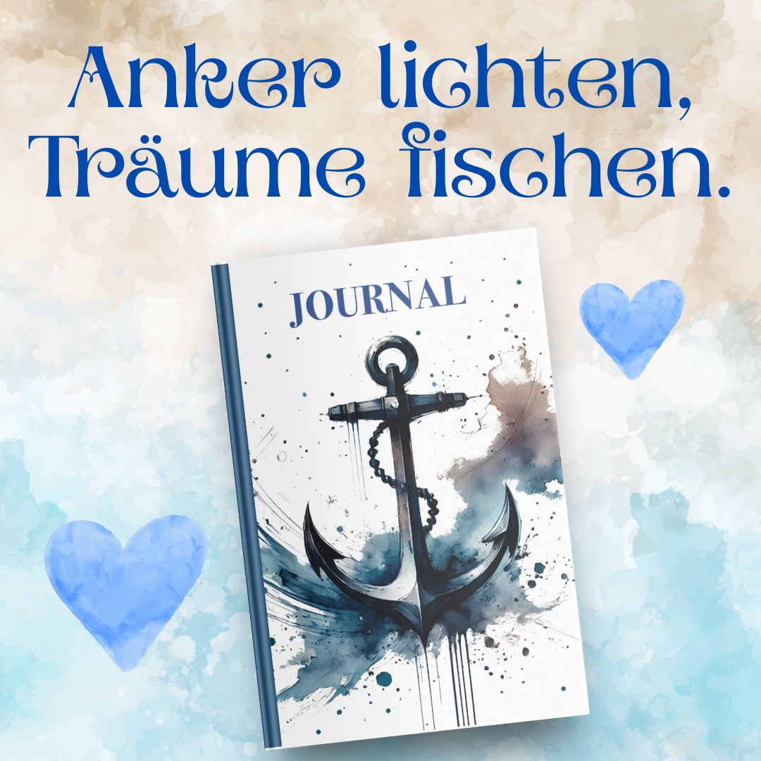 Manchmal müssen wir loslassen, um weiterzukommen. Den Anker lichten. Die Segel setzen. Hinaus in unbekannte Gewässer.
Das Anker-Notizbuch ist für alle, die bereit sind, ihre Träume zu fischen. A5 Format, linierte Seiten, maritimes Design – für Abenteurer, Träumer und alle, die wissen: Die besten Geschichten entstehen auf hoher See.
Wohin führt dich deine Reise? ⚓🌊
Werbung: Link im Bio.
#anker #träume #gedanken #sehnsüchte #meer #befreiung