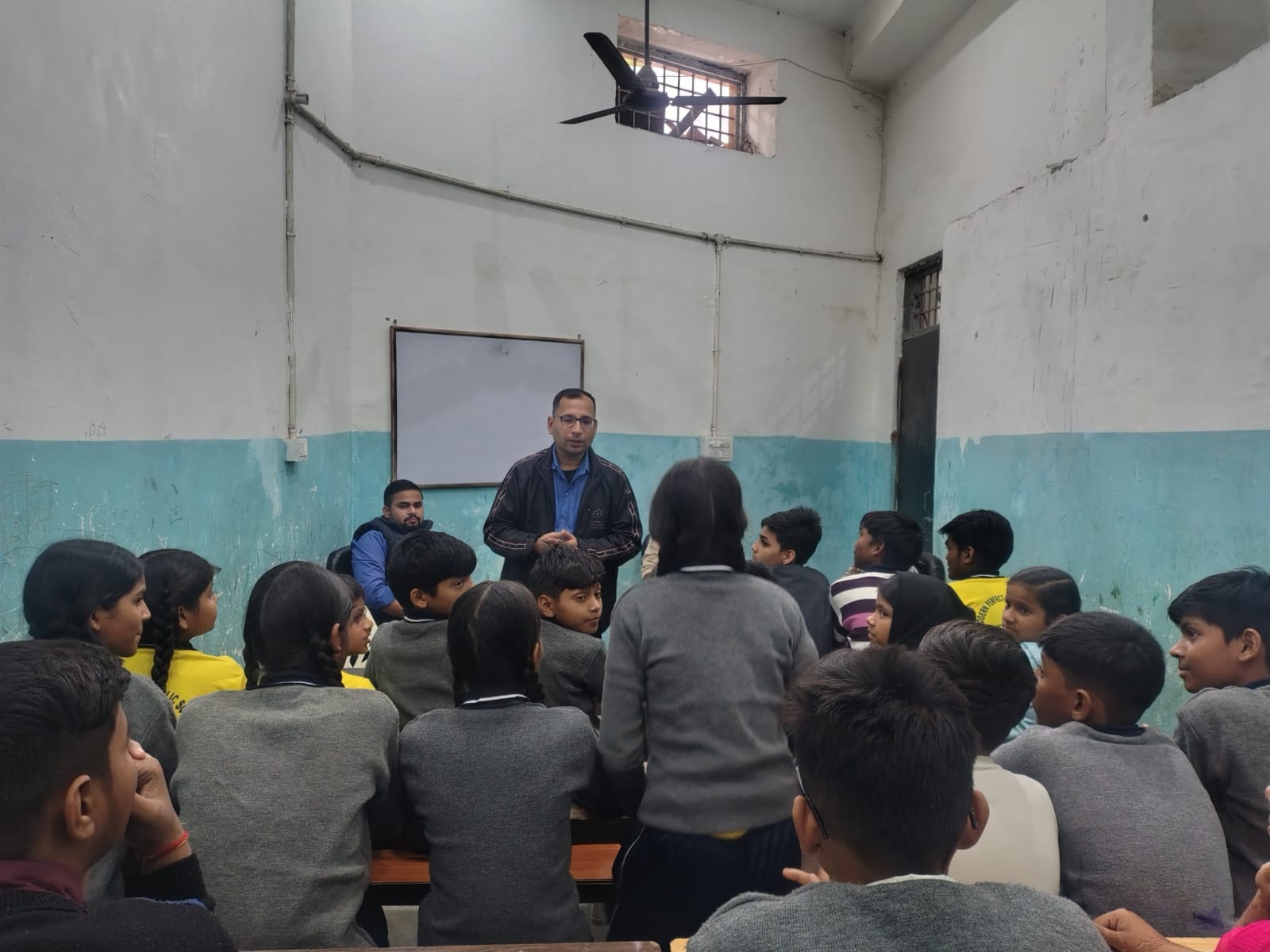 Interacting with students & sharing exam tips.