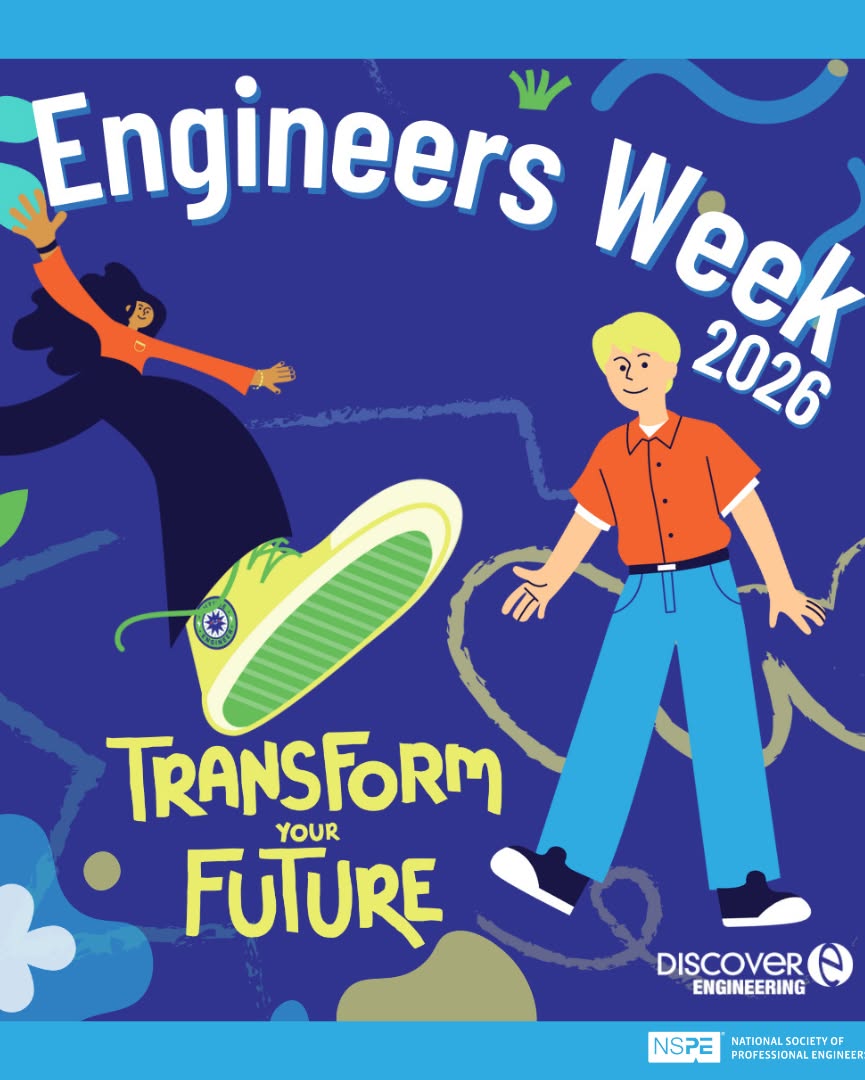 ASCE ECB is excited for EWeek 2026, which takes place next week. We are partnering with other local engineering organizations to offer a variety of events throughout the week. Visit CFLSWE.eventbrite.com to register! (a separate registration page will be shared for the gala)
Each year, Engineers Week (EWeek) unites engineers, students, and communities across the nation to celebrate how engineering shapes our world. Founded by NSPE in 1951, EWeek (February 22-28, 2026) is more than a week of recognition; it’s also a movement to inspire the next generation of innovators, spotlight the impact of our profession, and strengthen connections across our engineering community.
@swecfl @shpecfl @nsbecfp @fescfl
#eweek2026 #asce
