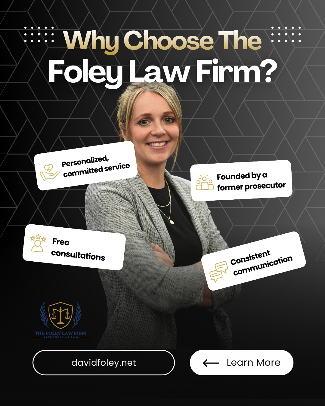 The Best Defense Starts With an Insider’s Perspective. 🏛️
When your future is on the line, you don’t just need an attorney,you need a strategist who knows the opposition’s playbook.
David Foley is a former prosecutor who designed the training program for the DA’s office. We use that deep-rooted knowledge of the 4th Judicial District to anticipate their moves and protect your rights.
Why choose us?
Accessibility: We’re by your side from the first call to the final resolution.
Experience: Strategic guidance backed by decades of trial experience.
Community: Neighborly, respectful treatment for our Pikes Peak neighbors.
Don't navigate this alone. We’re here to help you put your life back together. 🤝
✨ FREE consultations for criminal defense.
📞 Call us at (719)-757-1182 or visit davidfoley.net.
#TheFoleyLawFirm #coloradosprings #defenseattorney #defenselawyer #lawyer