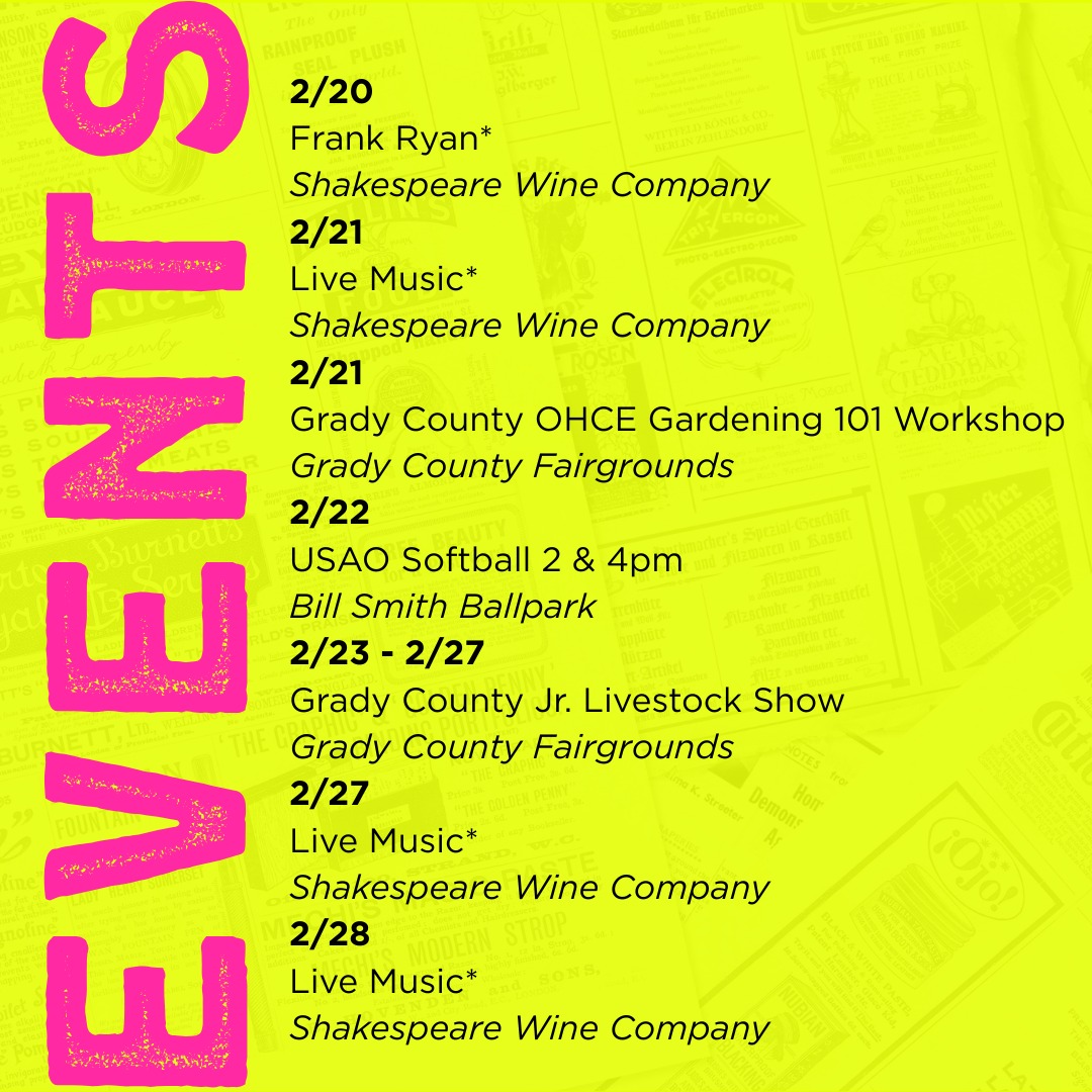 Don't forget to check out the EVENTS on oh18creative.com to keep up with all the things!