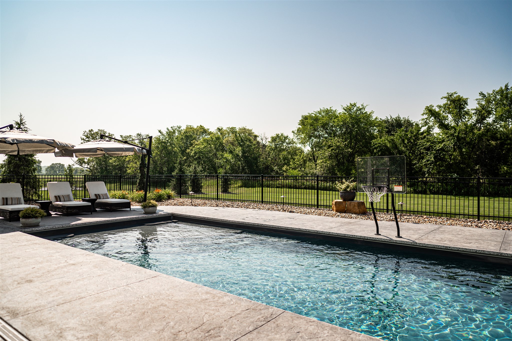 Daydreaming about this backyard in today's chilly weather. ❄
From the pool to the landscaping, this yard is getting us ready for summer!
#dynastyhomes #dreamhome #customhomebuilder #iowahomes #homeinspo