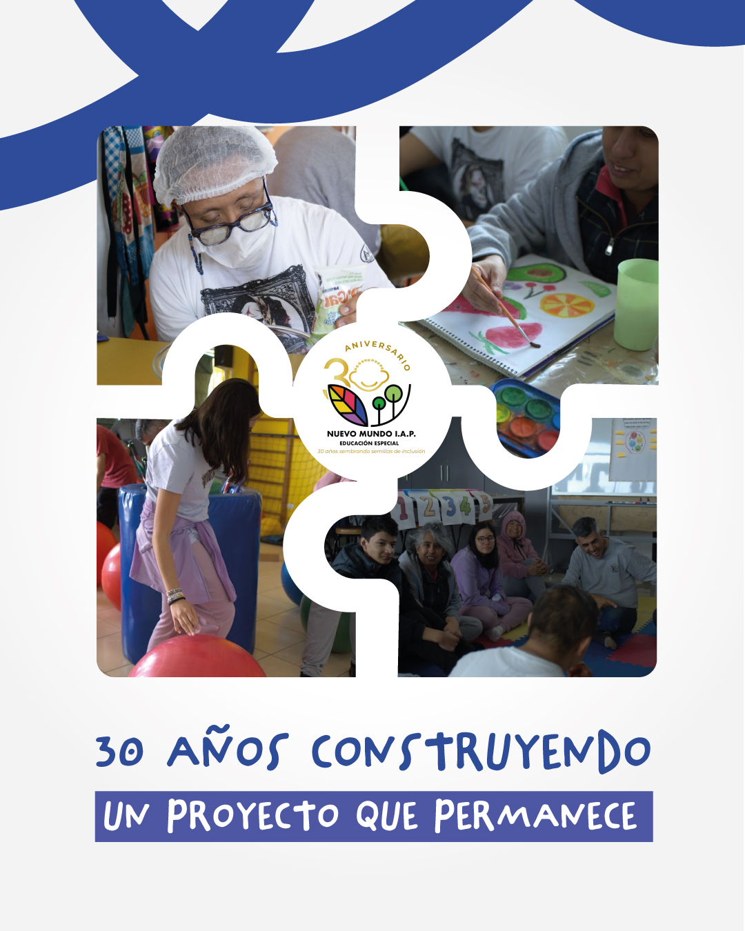 En Nuevo Mundo I.A.P. este año cumplimos 30 años de trabajo continuo, aprendizaje y construcción colectiva. 💛
Más que una fecha, celebramos una trayectoria sostenida por personas, familias y aliados que han decidido sumar a un proyecto que sigue creciendo con sentido y compromiso.
Este aniversario también es una invitación a seguir fortaleciendo lo que juntos hemos construido.
#nuevomundoiap #30AñosNuevoMundo #TrayectoriaQueSuma #NuevoMundoIAP