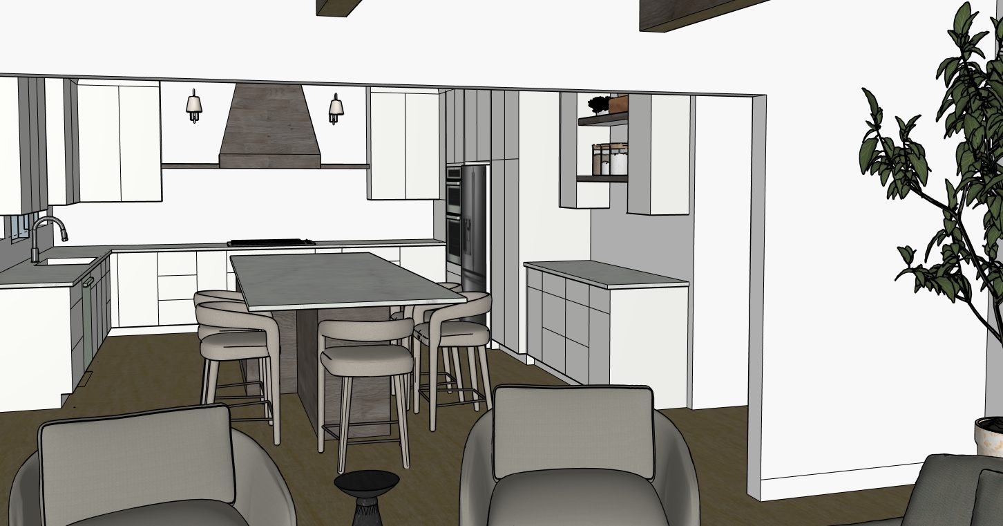 What happens after the preliminary kitchen floorplan?
Once the layout is finalized we move into one of my favorite phases:
The 3D conceptual model.
This is where the kitchen starts to feel real.
This 3D model allows you to actually see:
• Cabinet proportions
• Hood design
• Island scale
• Generic color and texture changes
• How upper cabinets visually balance the space
• Overall symmetry and sight lines
This step isn’t just about making it pretty.
It’s about preventing expensive mistakes.
Once cabinets are ordered, changes are costly.
This phase protects the investment.
Design isn’t guesswork.
It’s layered decision-making — layout first, visuals second, materials third.
If you’re remodeling and your designer isn’t walking you through a 3D concept before ordering cabinetry, you’re taking unnecessary risk.
#KitchenRemodel #KitchenRenovation #KitchenDesign #CustomKitchen #KitchenInspiration #RemodelPlanning #DesignProcess #3DRendering #KitchenRendering #WholeHomeRenovation #LuxuryHomeDesign #HighEndHomes #clevelandinteriordesigner #clevelandkitchendesigner #Clevelandhomes #mentorsmallbusiness