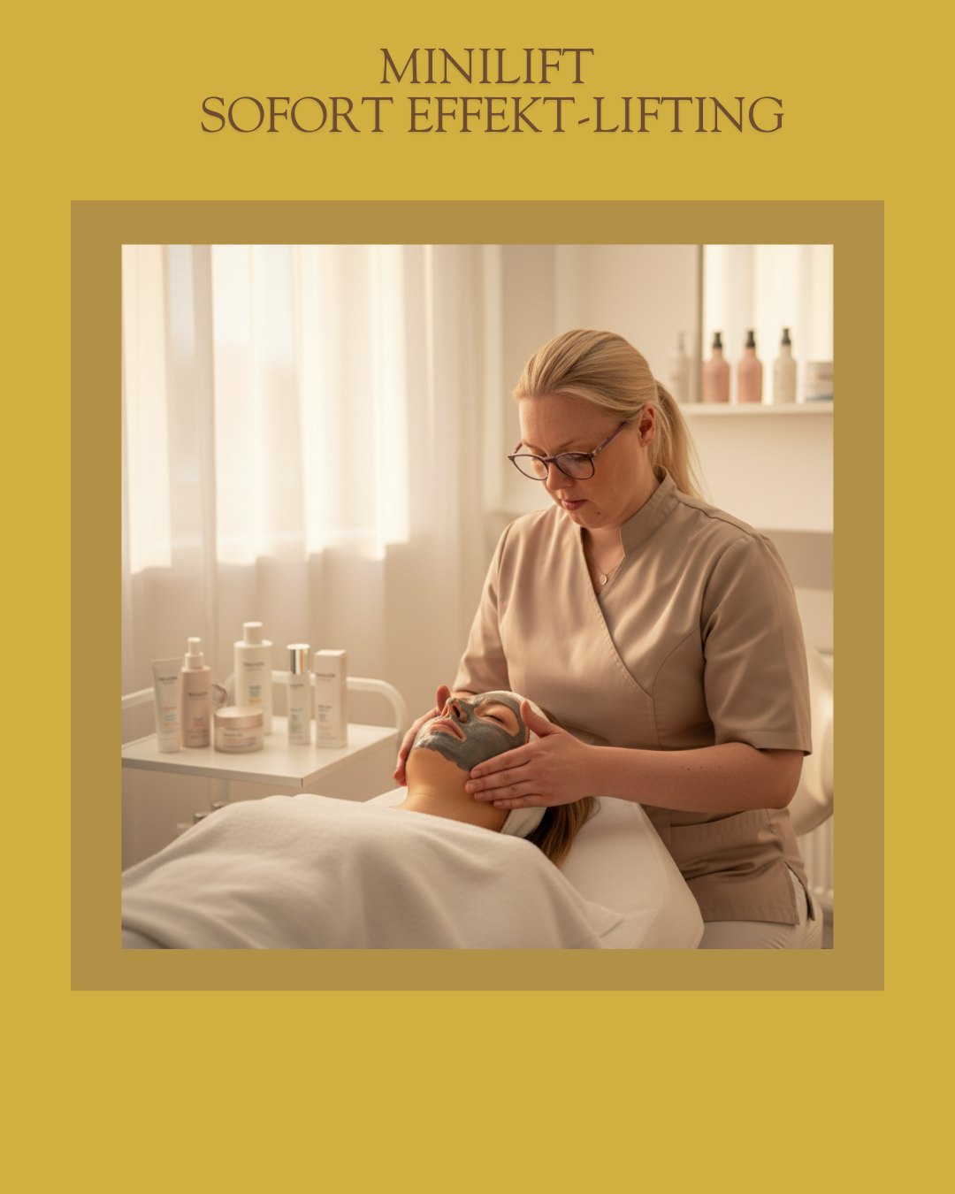 MiniLift – Sofort Effekt-Lifting
Wenn du schnell frischer aussehen willst
MiniLift ist für Tage, an denen du sofort frischer und „wacher“ aussehen möchtest. Die Behandlung arbeitet mit aktivierenden Massagegriffen und einem straffenden Schritt, damit die Haut direkt glatter, klarer und vitaler wirkt. Ideal vor Events, Terminen oder wenn du dir einen schnellen Frische-Kick gönnen willst.
60 Min. | 97 €
Termin online buchen über golden-circle-beauty.de.
#goldencirclebeauty #bremenbeauty #lifting #soforteffekt #beautytermin #gesichtsbehandlung #wellaging