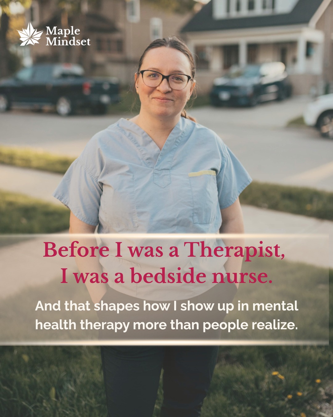 Before I ever sat in a therapy chair, I sat at the bedside.
My years in bedside nursing, medical surgical, and intensive care shaped how I understand vulnerability, fear, and what it means to be seen in hard moments. That experience follows me into my work as a nurse psychotherapist, where mental health therapy is about more than just insight. It is about safety, pacing, and a therapeutic relationship that feels warm and human.
Nursing taught me that mental health lives in the body too. That stress, overwhelm, and emotional load do not show up in neat little boxes. So my approach to psychotherapy is intentionally holistic, trauma informed, and rooted in the mind body connection.
Sometimes it feels like your body, your life experiences, and your emotional world are all tangled together. You are not imagining that. Mental health therapy works best when the whole picture is welcomed.
This might be the right kind of support for you if you are craving therapy that feels grounded, human, and whole. When that resonates, I’m your gal.
Curious? You can book a free 20 minute discovery call through the link in my bio