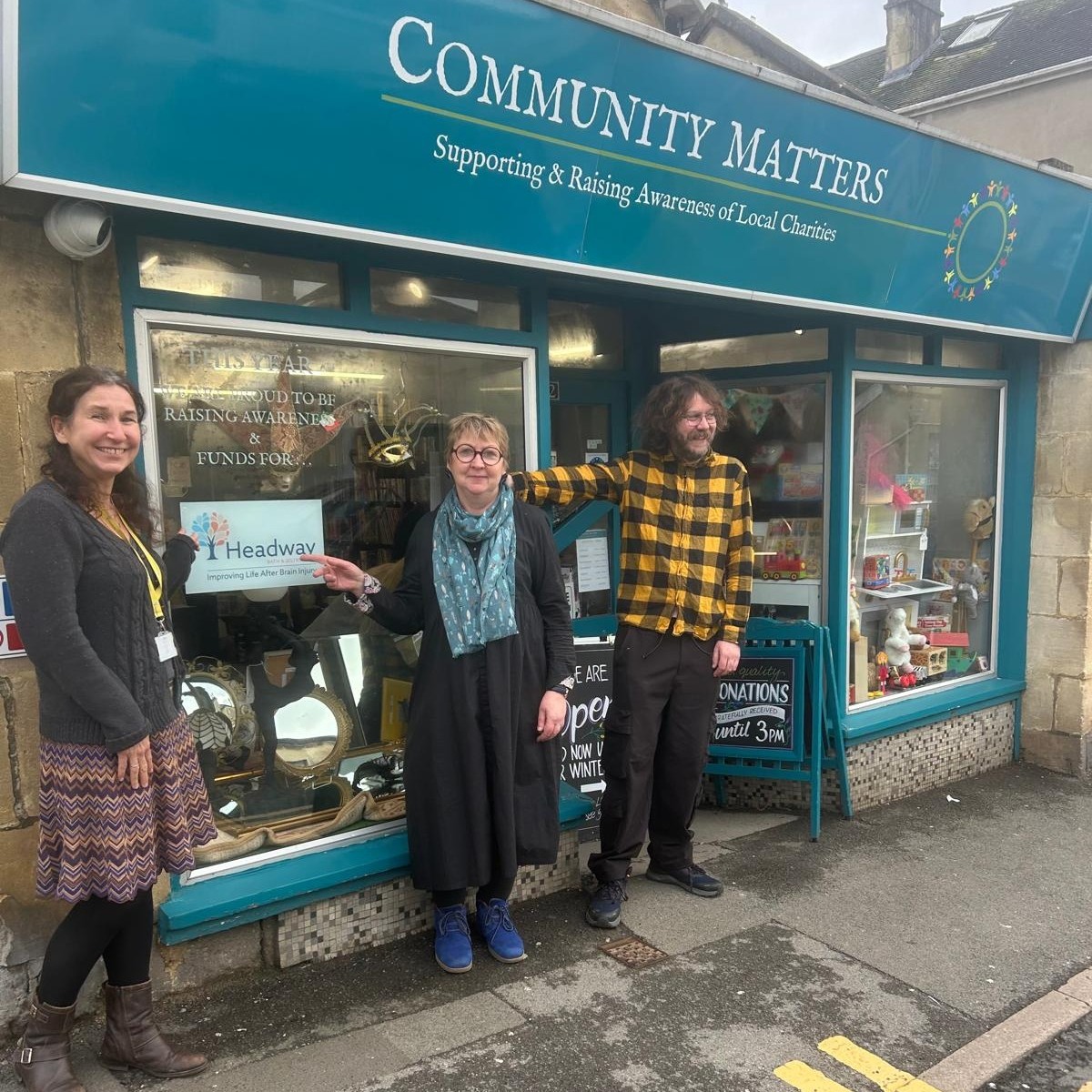 We are incredibly grateful to share that Headway Bath & District has been chosen by Community Matters as their Charity of the Year! All profits raised throughout 2026 will go directly towards supporting the vital work we do in our local community.
Headway Bath & District is a local charity supporting individuals living with an acquired brain injury, such as stroke or traumatic brain injury following a road traffic accident, as well as their families and carers. We provide cognitive rehabilitation through our day centre, personalised one-to-one support with our rehabilitation assistants, and activities designed to rebuild independence, confidence, and quality of life after life-changing injury.
A heartfelt thank you to Community Matters for their generosity and commitment to helping us continue this important work.