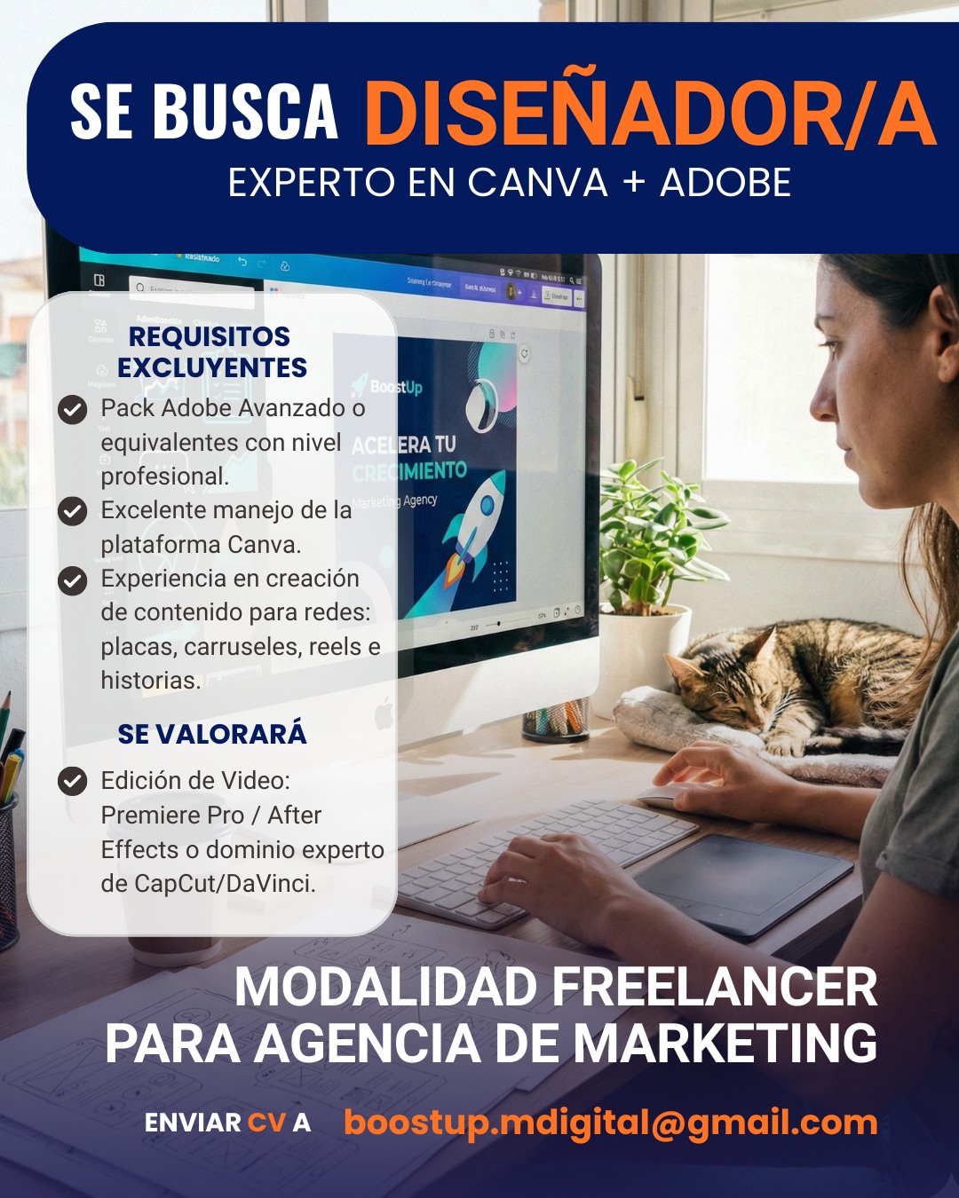 Buscamos Diseñador Gráfico, #remoto
#ofertaLaboral #empleo #Trabajo #ofertadetr#remoto
🌎Link: https://www.boostup-marketingdigital.com/oportunidades-laborales-cordoba-argentina