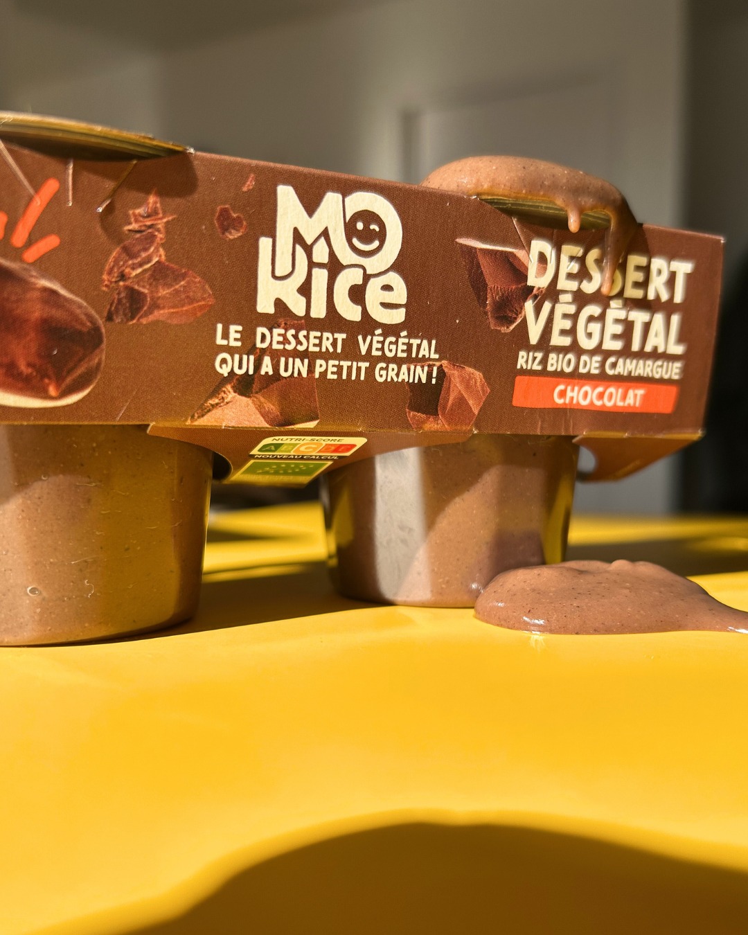 Nouveau pack, même addiction 🍫🌱
Toujours aussi gourmand… vous voilà prévenus 😏
#moricedesserts #dessertvégétal #chocolat #riz #vegan #madeinmarseille #nouveaupack #bio