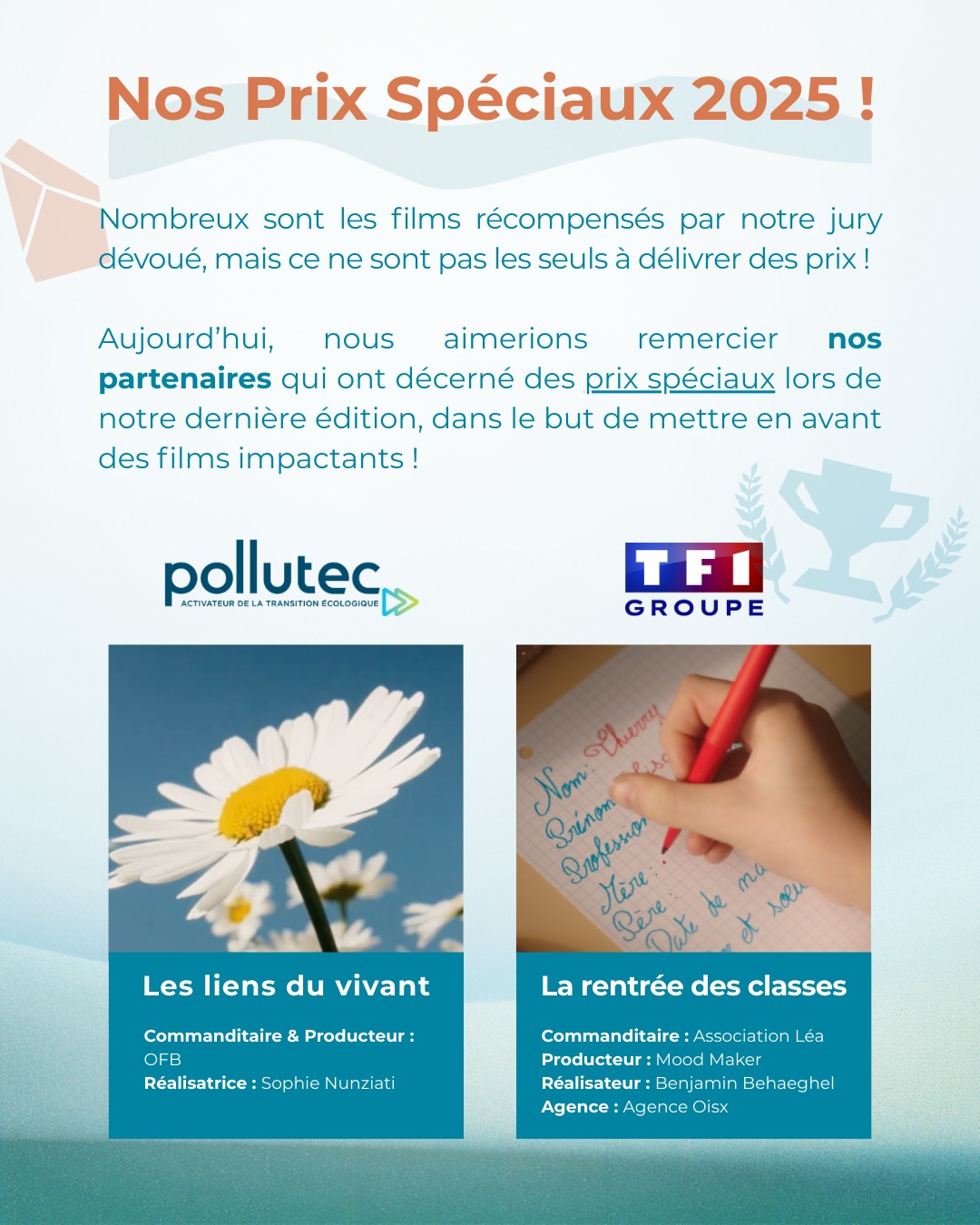 🌍 Les prix spéciaux des Deauville Green Awards sont l'occasion de mettre en avant des films ....