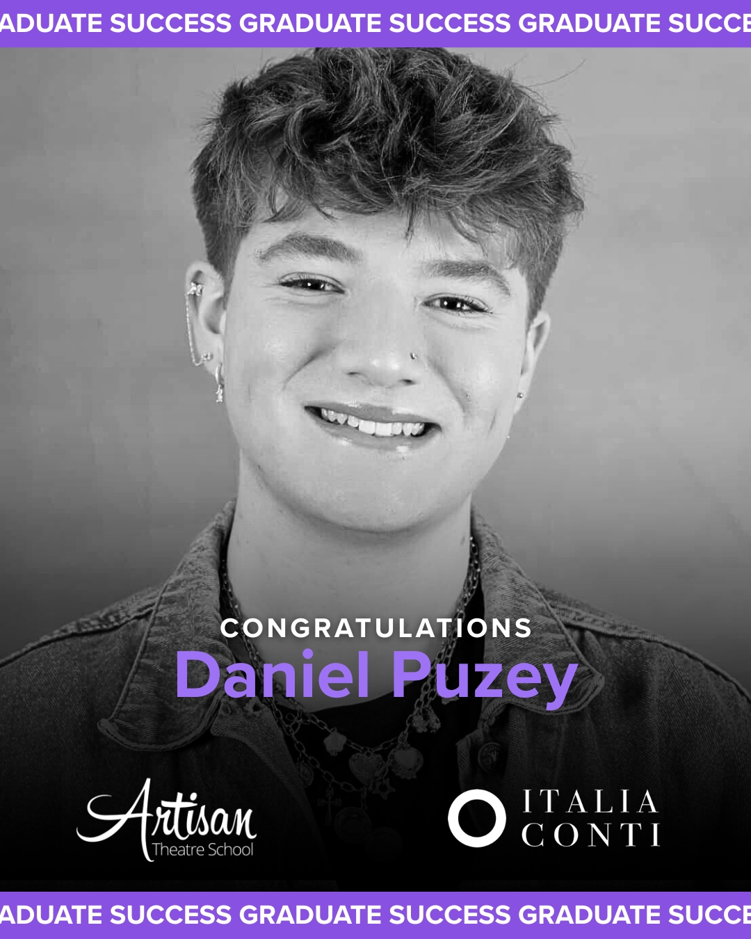 Massive congratulations to Daniel Puzey on being offered a place at Italia Conti Academy of Theatre Arts 👏🏼✨
What an incredible achievement. Gaining a place at Italia Conti is no small feat. It reflects years of commitment, training, resilience and belief in yourself, and Daniel has shown all of that and more!
We are so proud of the performer and young man you’ve become, Daniel. Watching your journey unfold has been a privilege, and this next chapter is so well deserved.
The hard work continues… but you are more than ready 🔥
#ArtisanTheatreSchool #ItaliaConti #DramaSchool #ProudMoment
